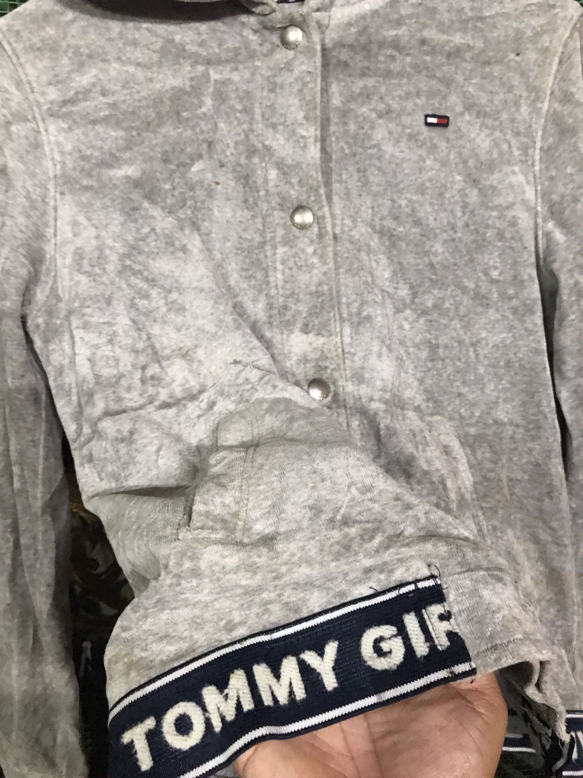 The Unbranded Brand Tommy Girl Hoodie Snap Button Size XS / US 0-2 / IT 36-38 - 4 Thumbnail
