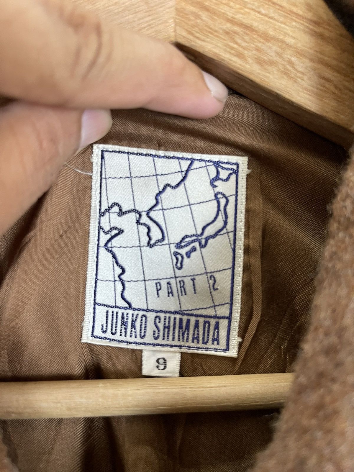 Japanese Brand Vintage Junko Shimada Wool Cashmere Coat Size M / US 6-8 / IT 42-44 - 5 Thumbnail