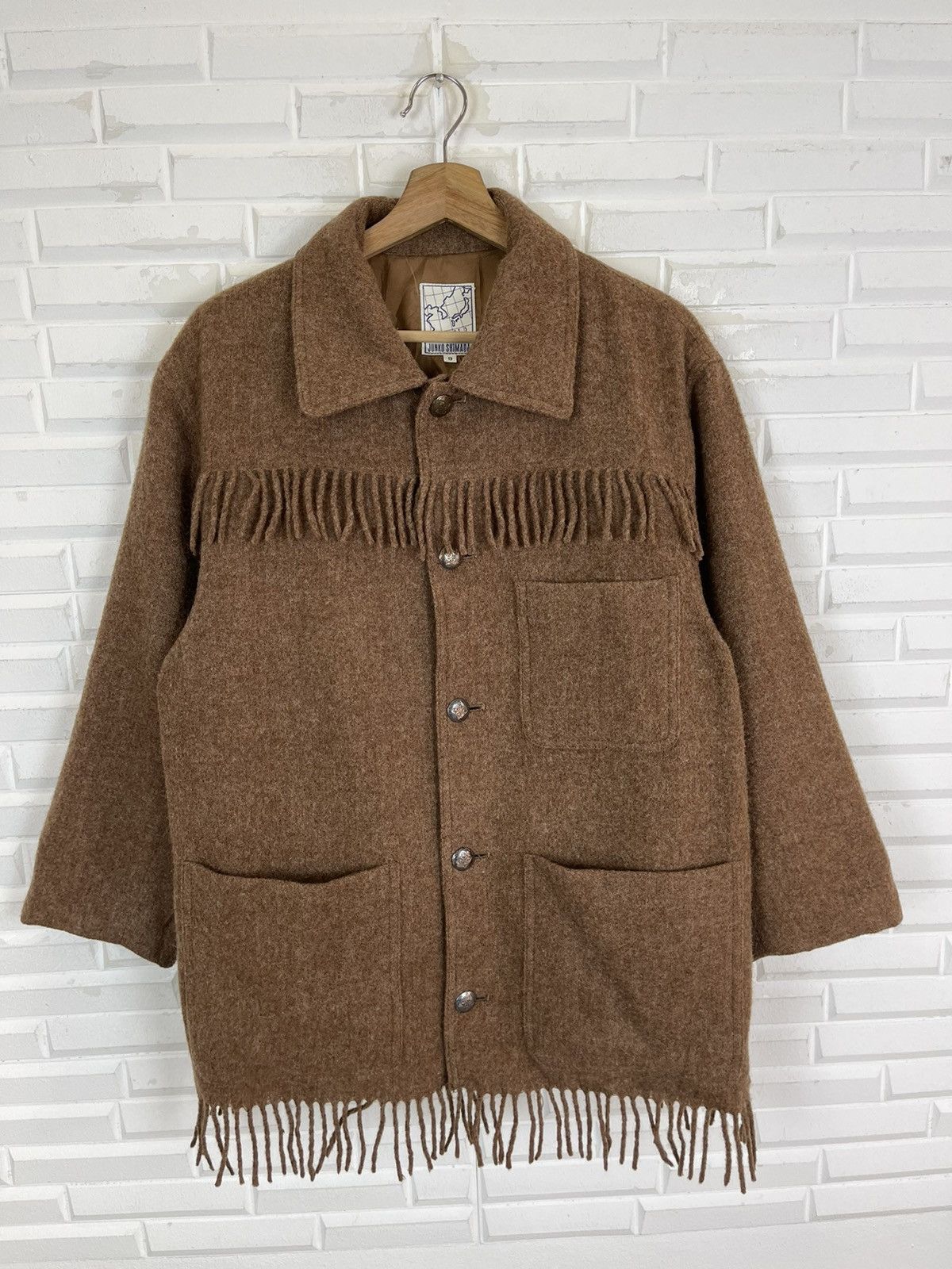 Japanese Brand Vintage Junko Shimada Wool Cashmere Coat Size M / US 6-8 / IT 42-44 - 1 Thumbnail