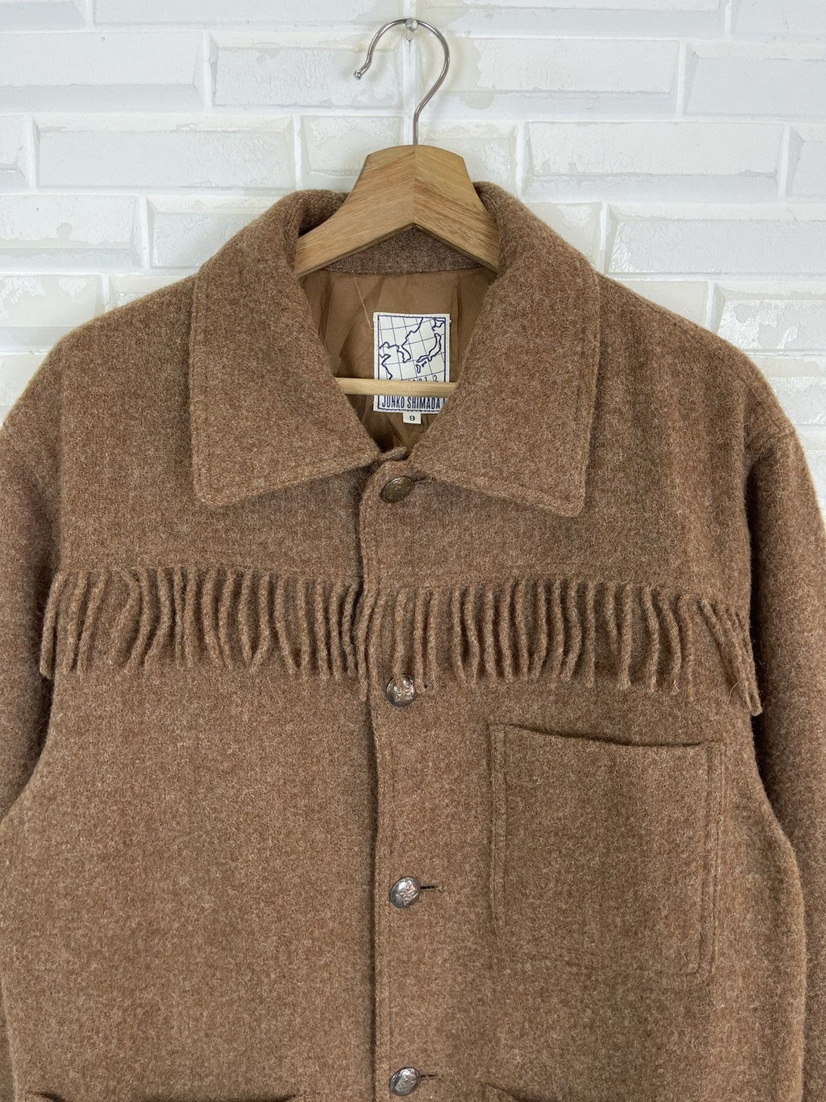 Japanese Brand Vintage Junko Shimada Wool Cashmere Coat Size M / US 6-8 / IT 42-44 - 3 Thumbnail