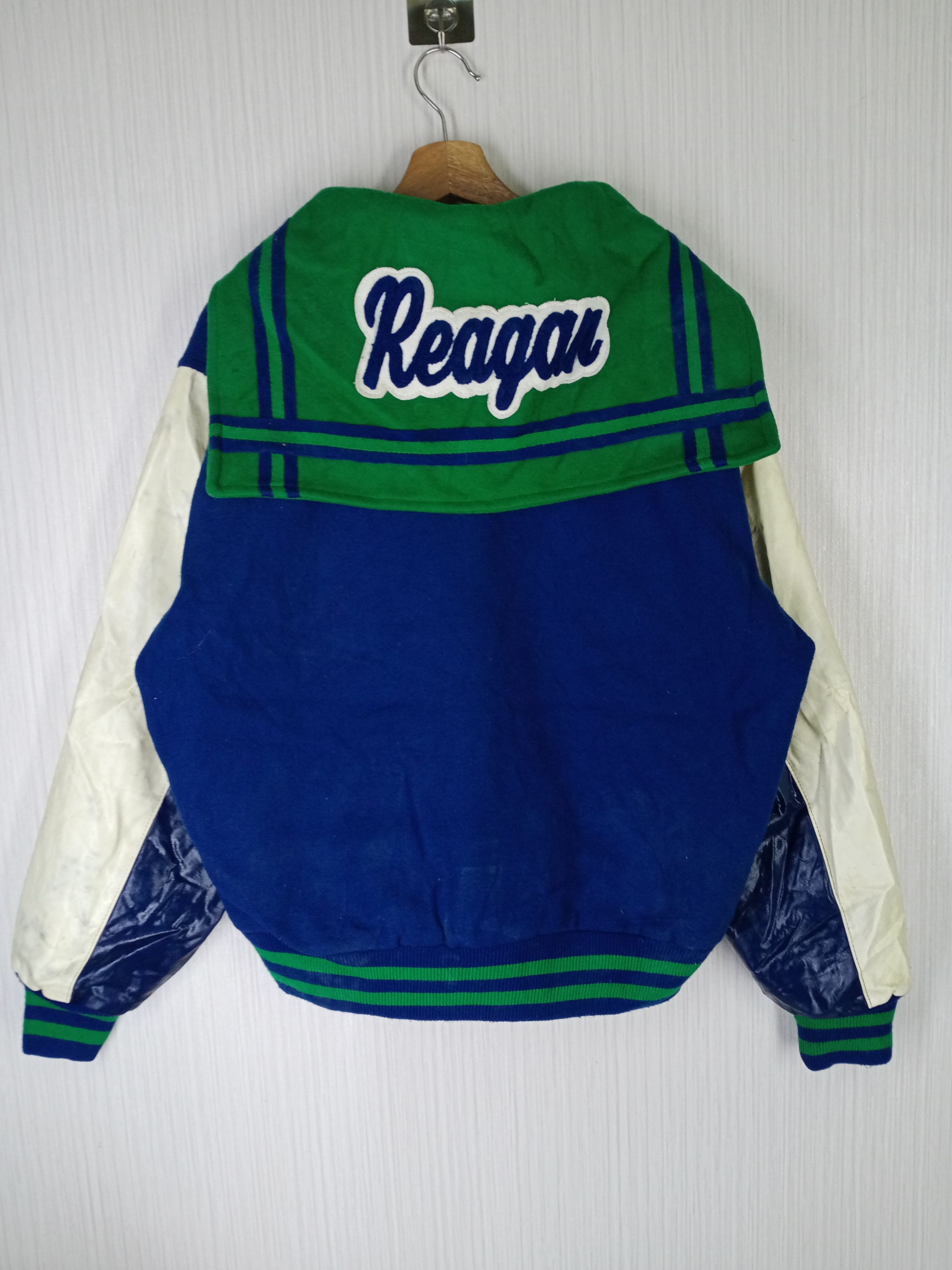 Vintage Rare Vintage 90s Tejas Mfg Letterman Varsity Jacket Size US L / EU 52-54 / 3 - 2 Thumbnail