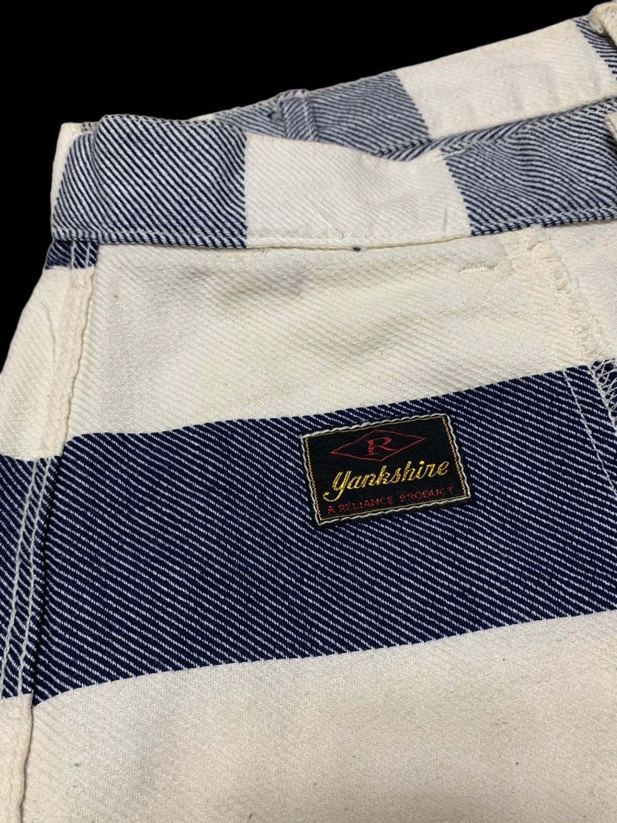 Designer × Japanese Brand YANKSHIRE TROUSERS FATIGUE TEILL BORDER PANTS Size US 33 - 3 Thumbnail