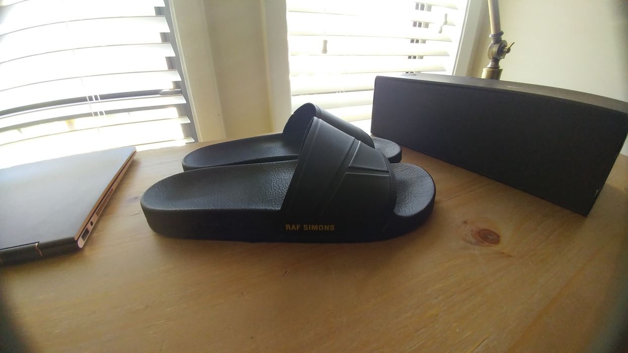 raf simons x adidas bunny adilette slides
