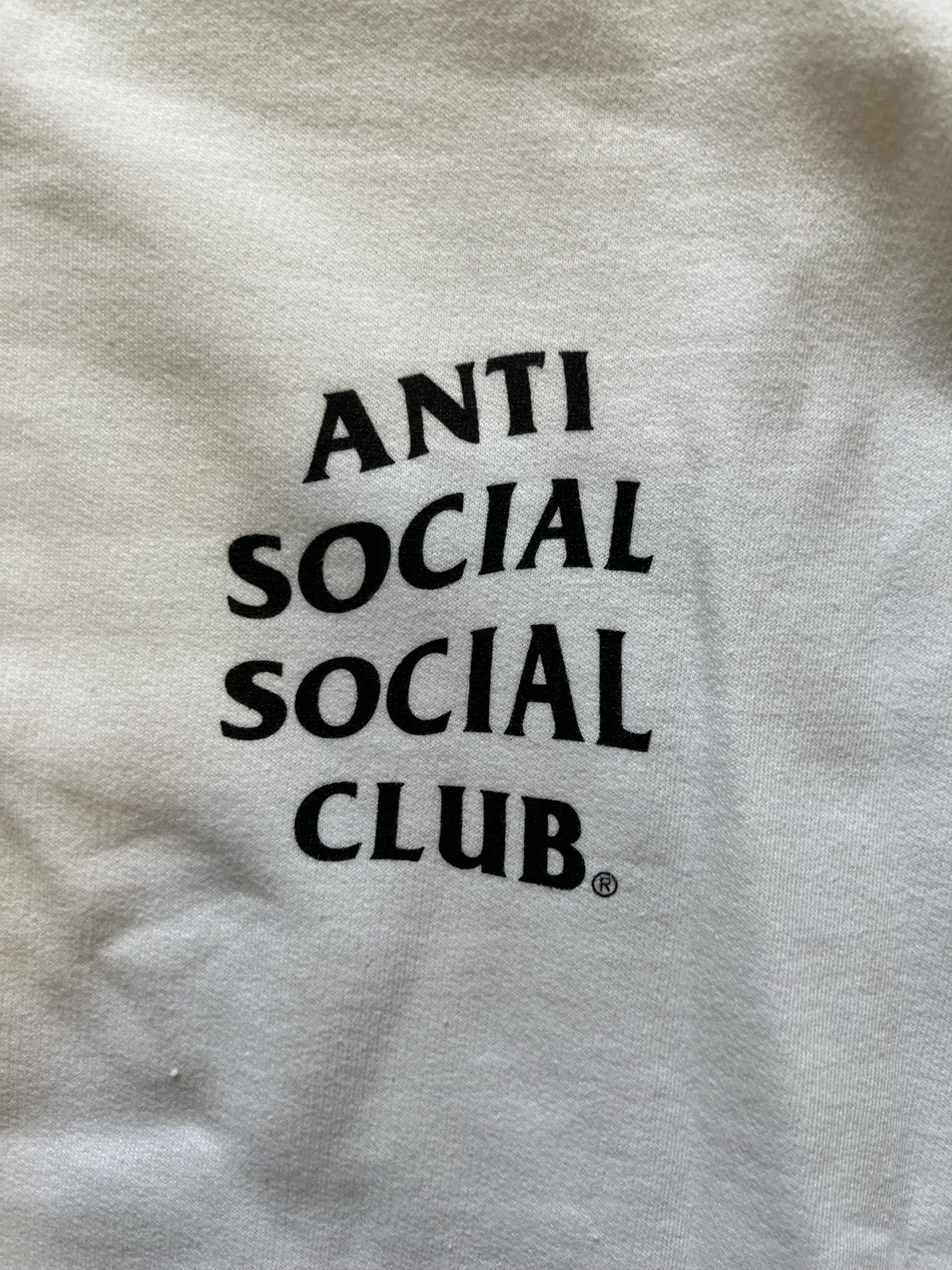 Anti Social Social Club 💚 Anti Social Social Club Smells Bad White Hoodie NEW Size US L / EU 52-54 / 3 - 6 Thumbnail