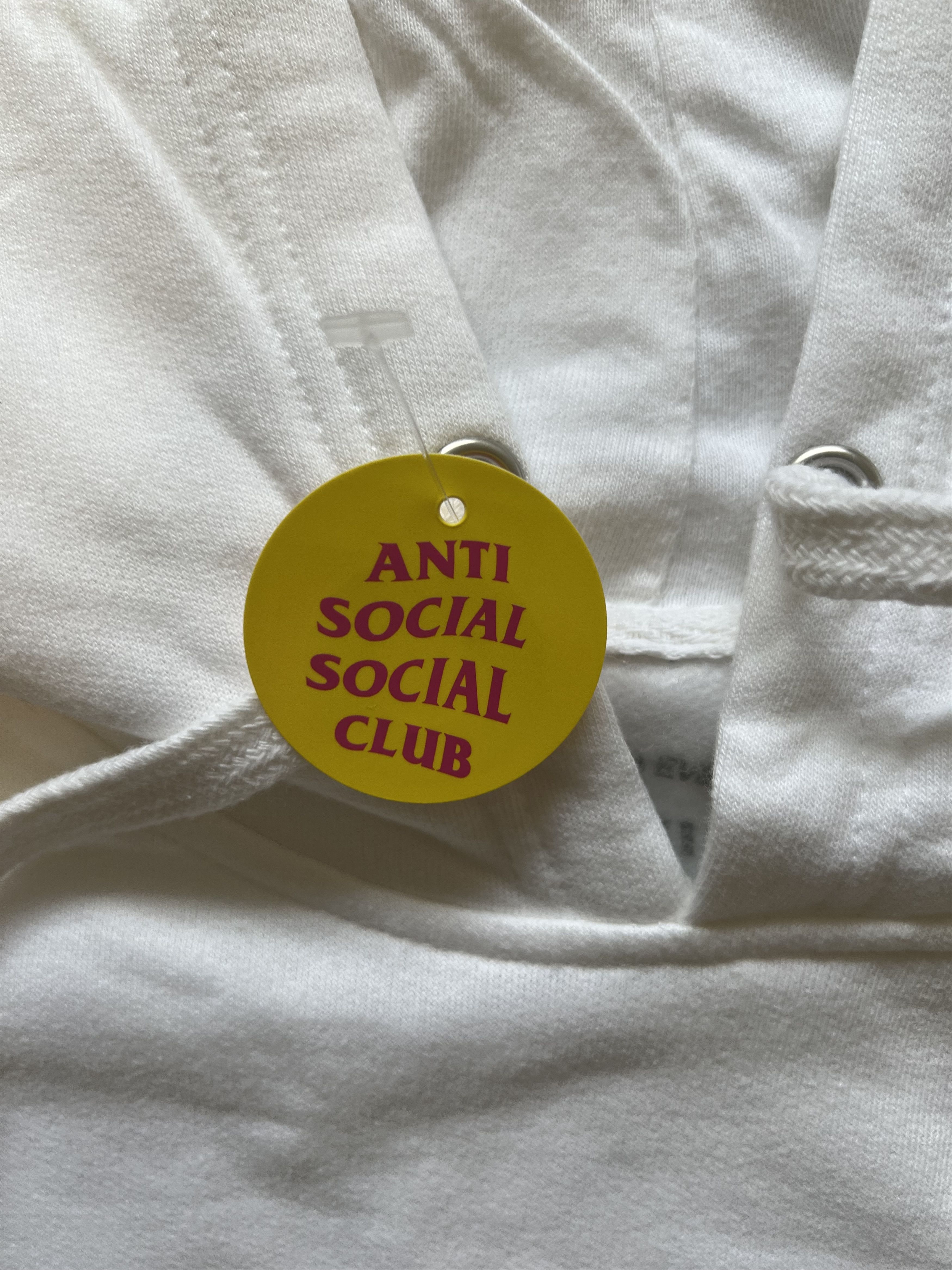 Anti Social Social Club 💚 Anti Social Social Club Smells Bad White Hoodie NEW Size US L / EU 52-54 / 3 - 4 Thumbnail