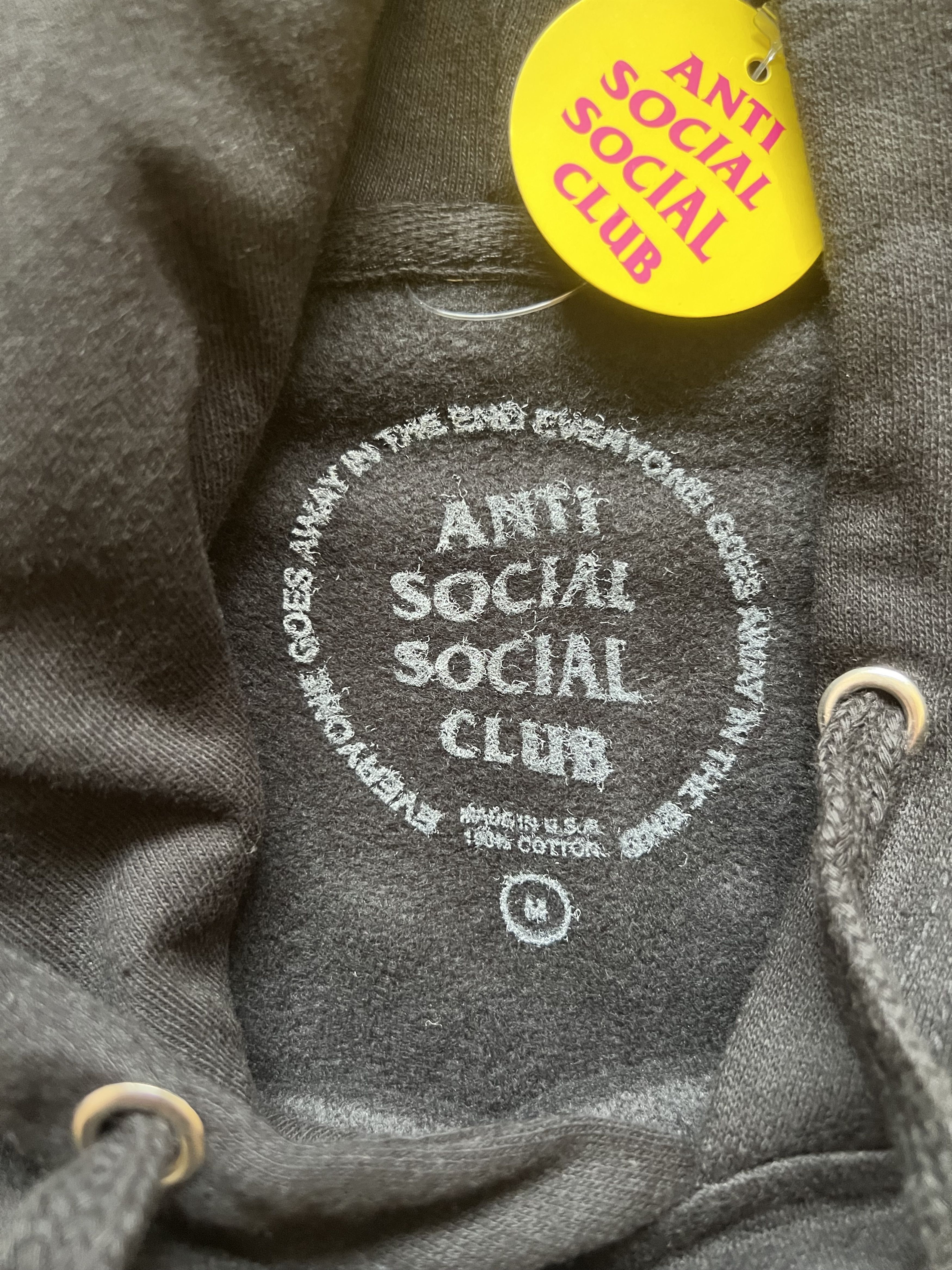 Anti Social Social Club 💚 Anti Social Social Club Smells Bad Black Hoodie NEW Size US M / EU 48-50 / 2 - 3 Thumbnail
