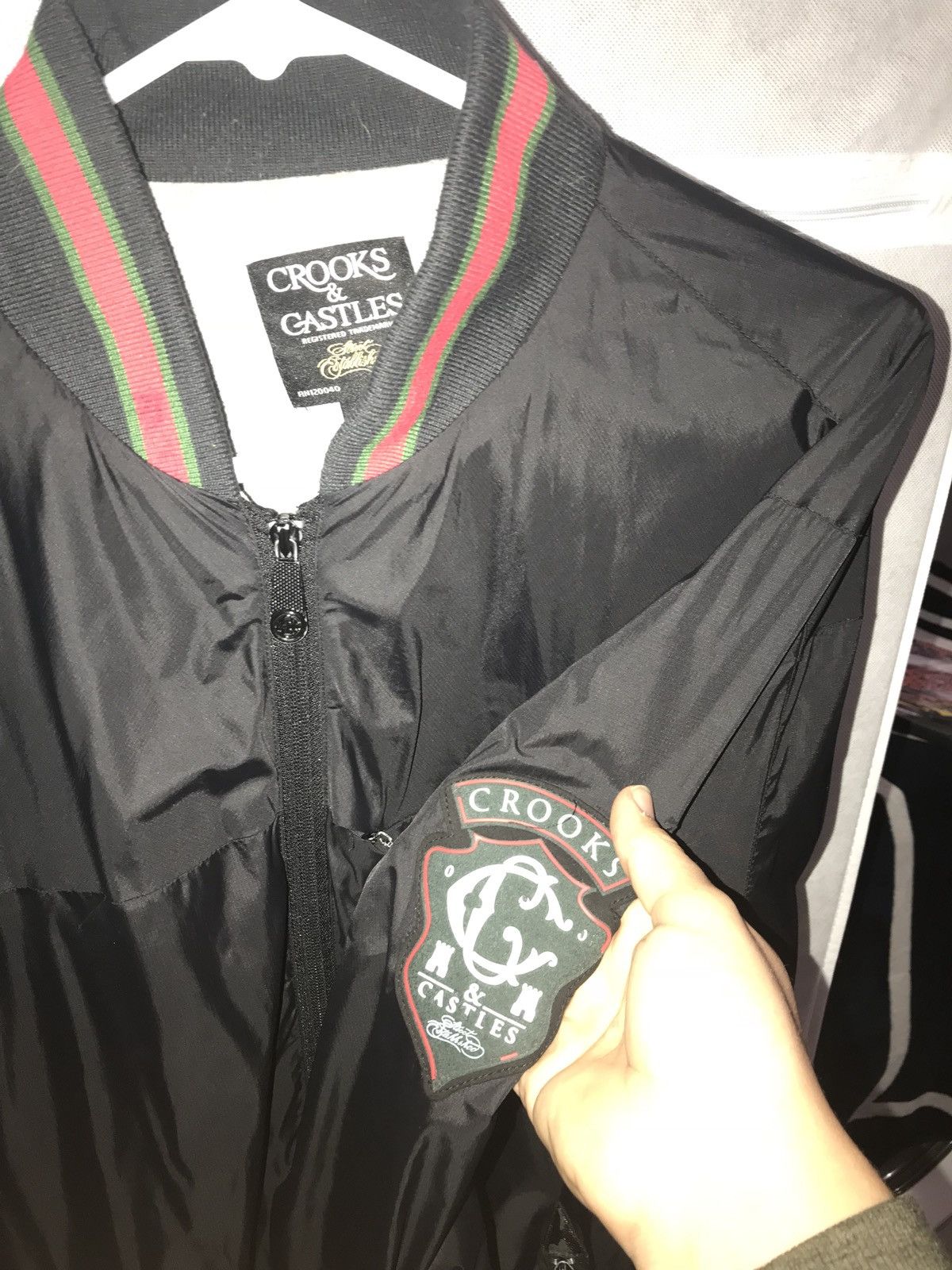 Crooks And Castles Zip Up Fleece With Gucci Colorway