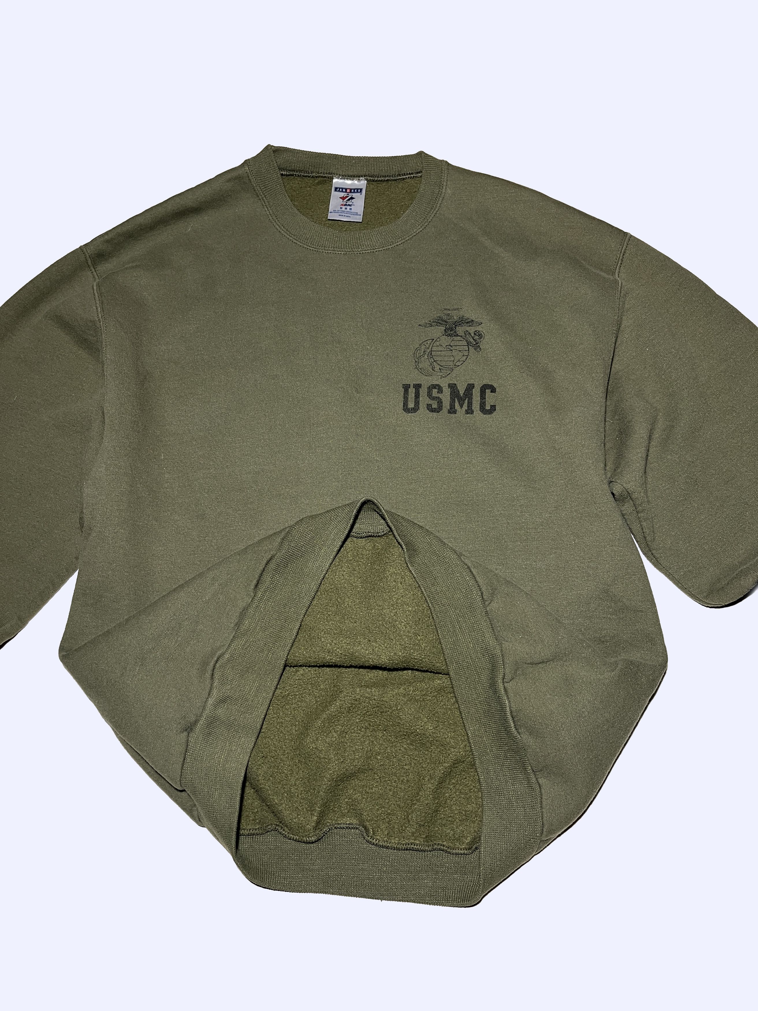 Other USMC US Marine Corps Olive Sweatshirt Shia Labeouf Style Size US M / EU 48-50 / 2 - 7 Thumbnail