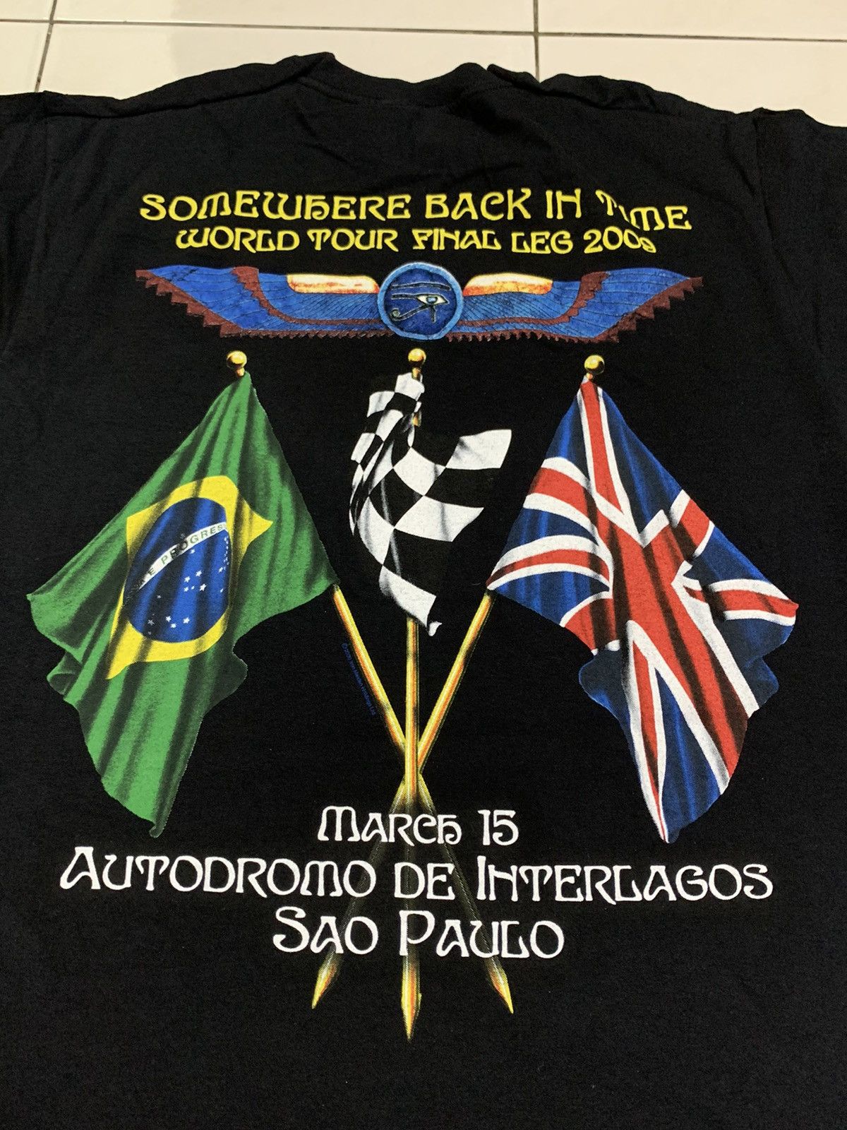 Fruit Of The Loom Iron Maiden Somewhere Back in Time Brazil Size US S / EU 44-46 / 1 - 6 Thumbnail