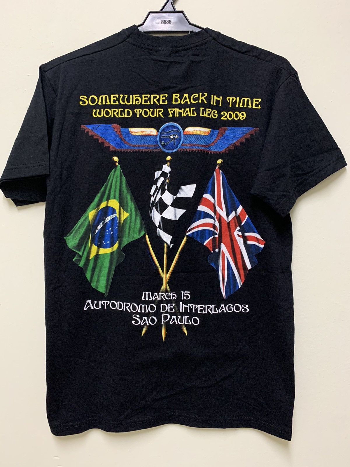 Fruit Of The Loom Iron Maiden Somewhere Back in Time Brazil Size US S / EU 44-46 / 1 - 2 Thumbnail
