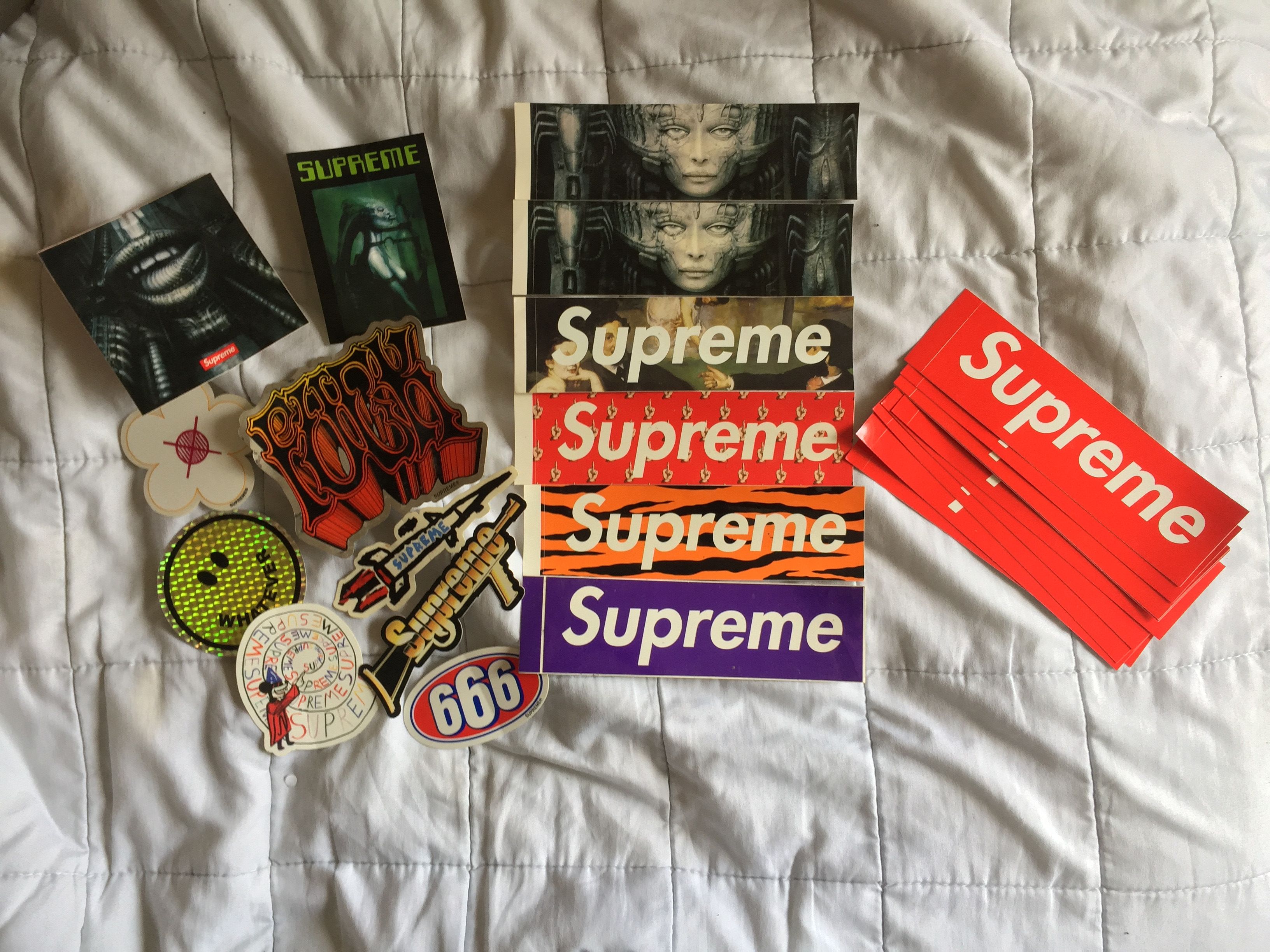 Supreme Assorted Box Logo + Graphic Stickers Size ONE SIZE - 1 Preview