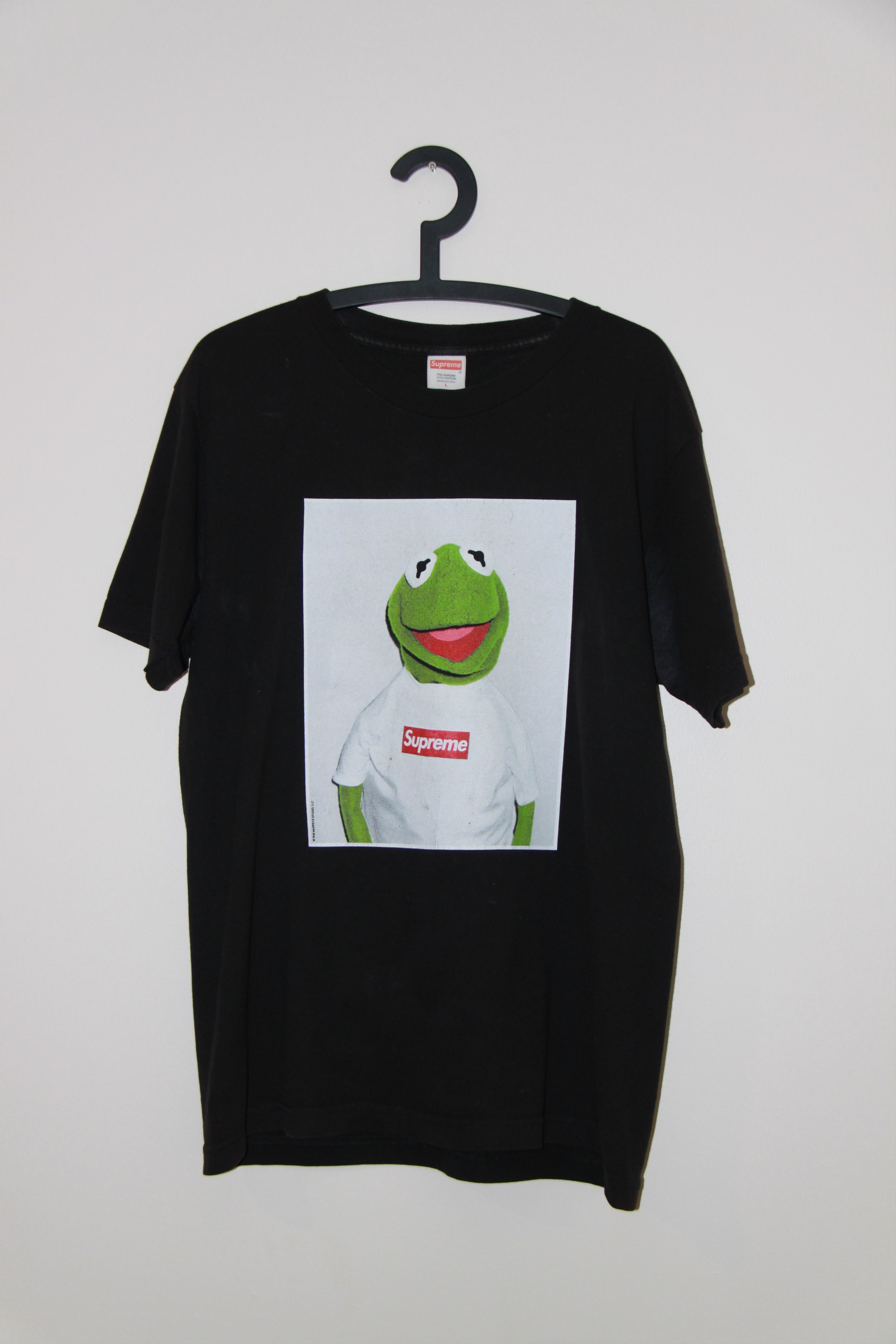 Pre owned Supreme Ss08 Black Kermit Tee ModeSens