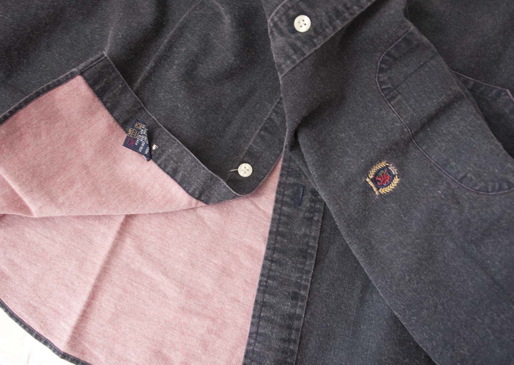 Tommy Hilfiger × Vintage Tommy Hilfiger Shirt Denim Lion Crest Vintage Size L Size US L / EU 52-54 / 3 - 6 Thumbnail