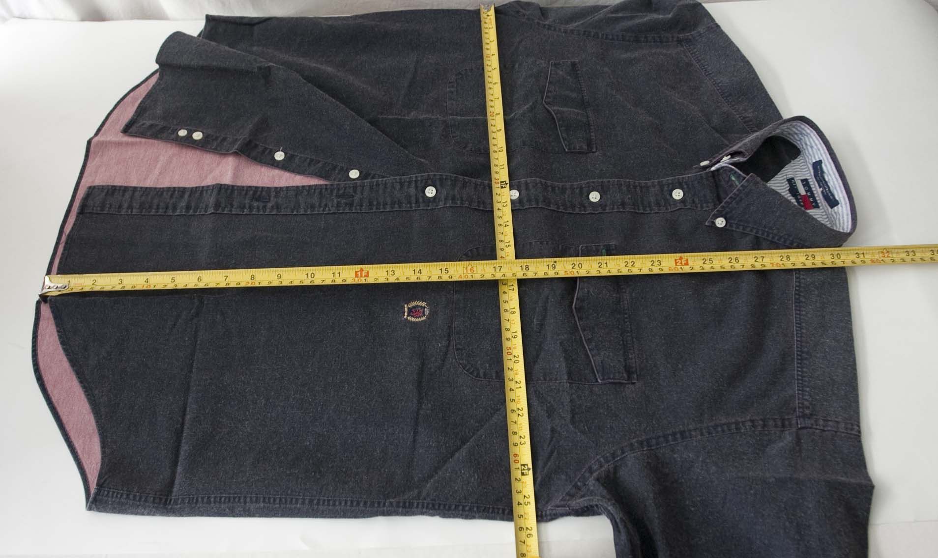 Tommy Hilfiger × Vintage Tommy Hilfiger Shirt Denim Lion Crest Vintage Size L Size US L / EU 52-54 / 3 - 5 Thumbnail