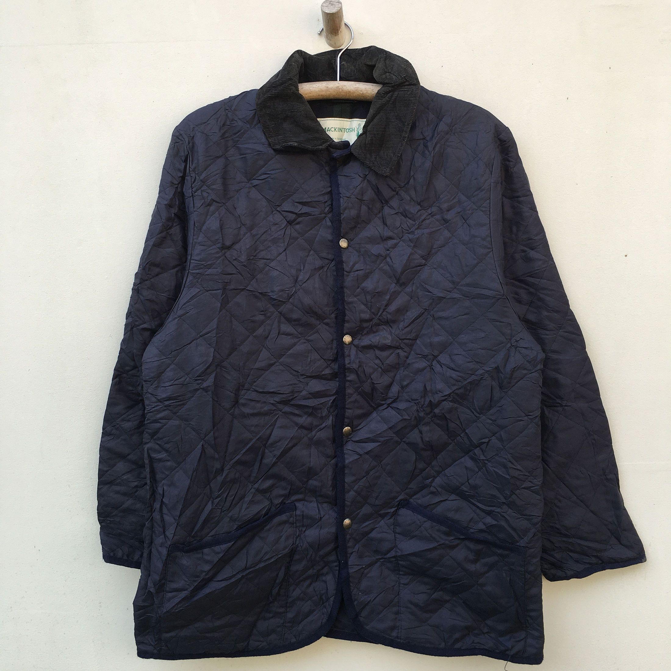 double placket quilted mackintosh