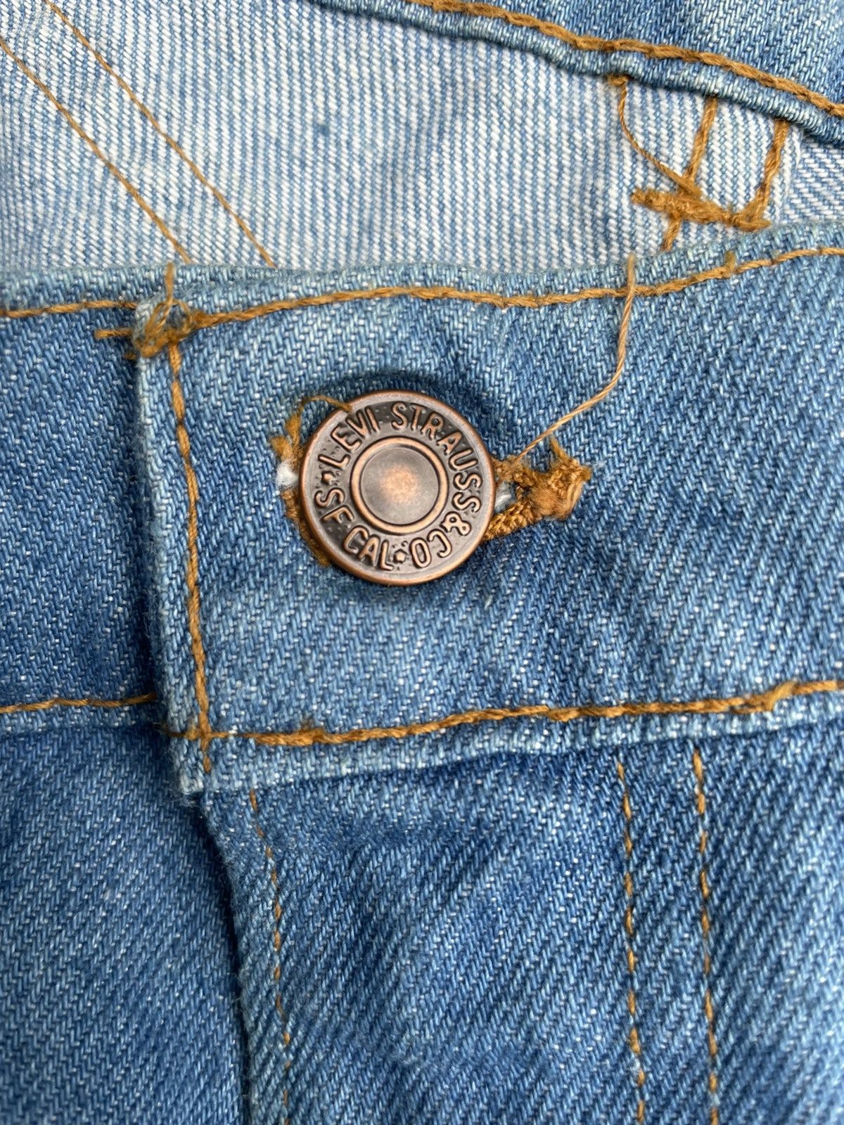 Levi's Vintage 1979 Levis Orange Tag Wide Leg Denim Size US 31 - 20 Thumbnail