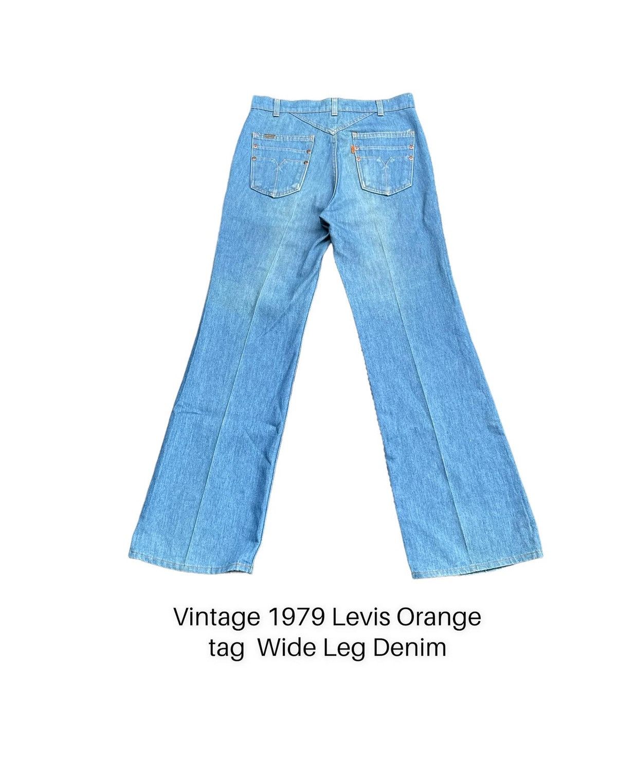 Levi's Vintage 1979 Levis Orange Tag Wide Leg Denim Size US 31 - 1 Thumbnail
