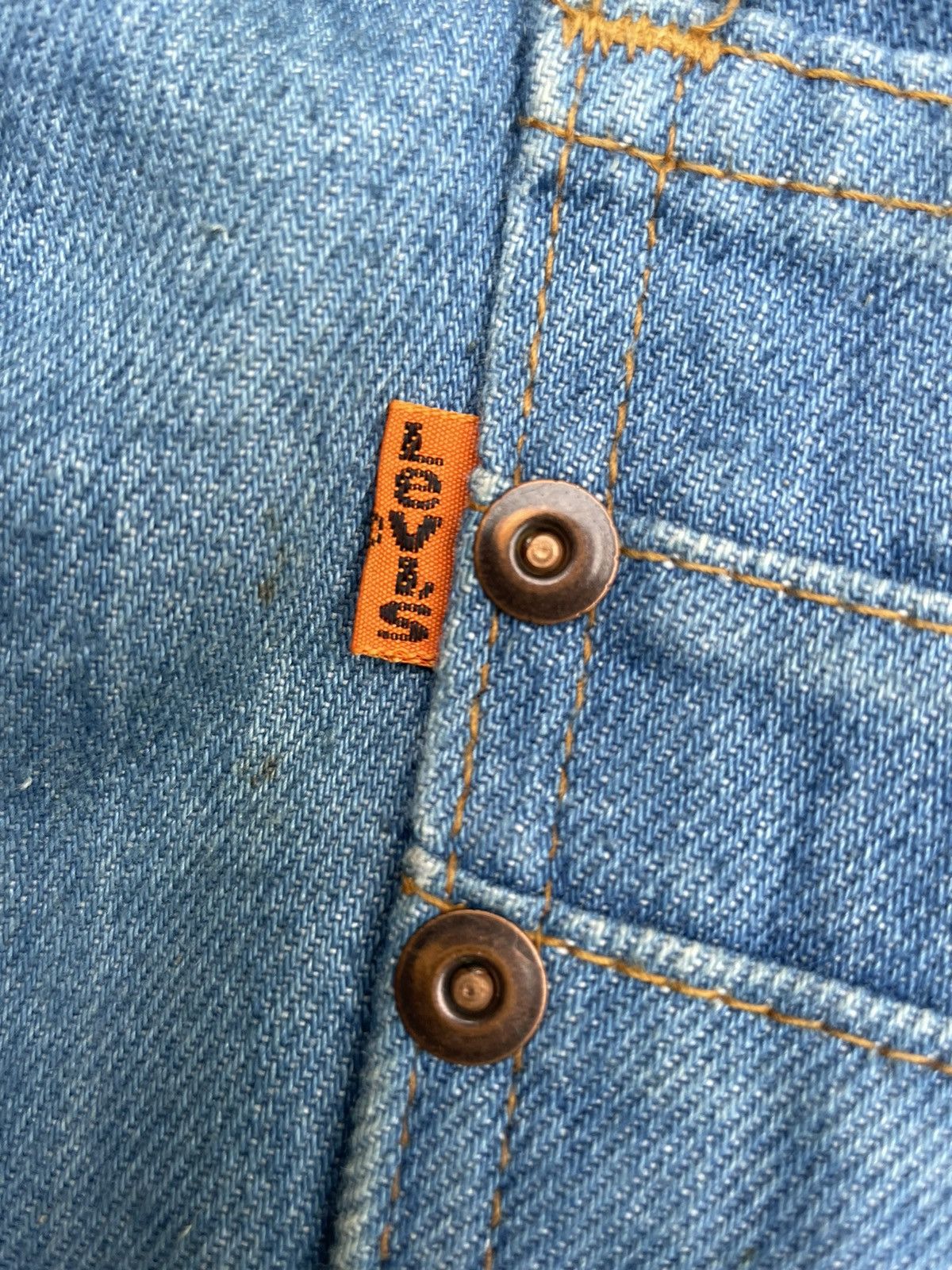 Levi's Vintage 1979 Levis Orange Tag Wide Leg Denim Size US 31 - 14 Thumbnail