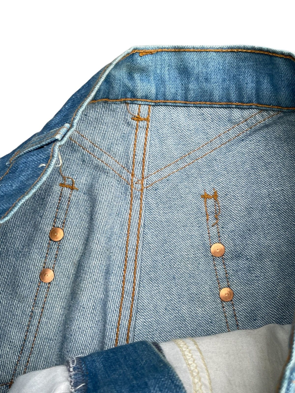 Levi's Vintage 1979 Levis Orange Tag Wide Leg Denim Size US 31 - 8 Thumbnail