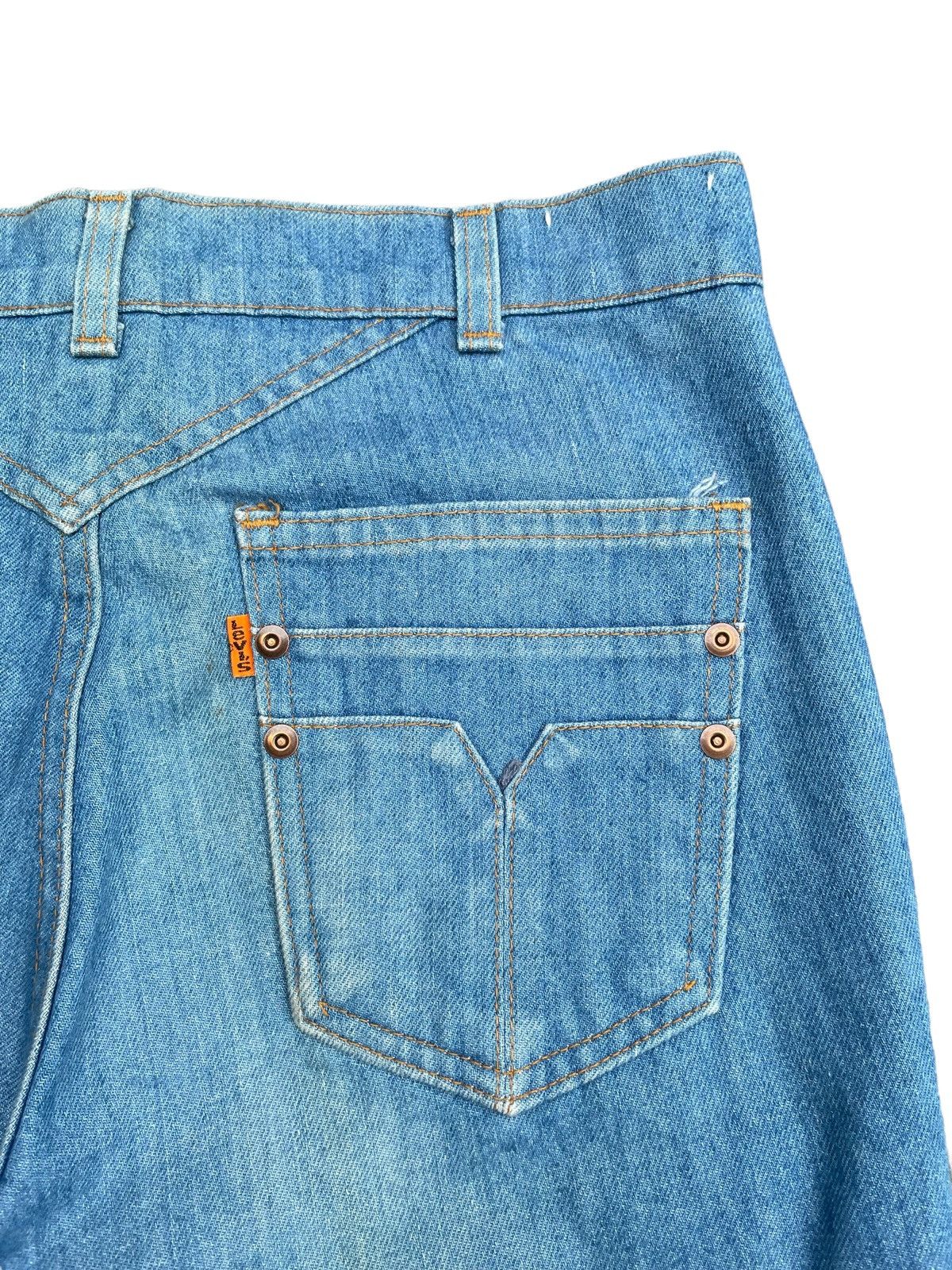 Levi's Vintage 1979 Levis Orange Tag Wide Leg Denim Size US 31 - 11 Thumbnail