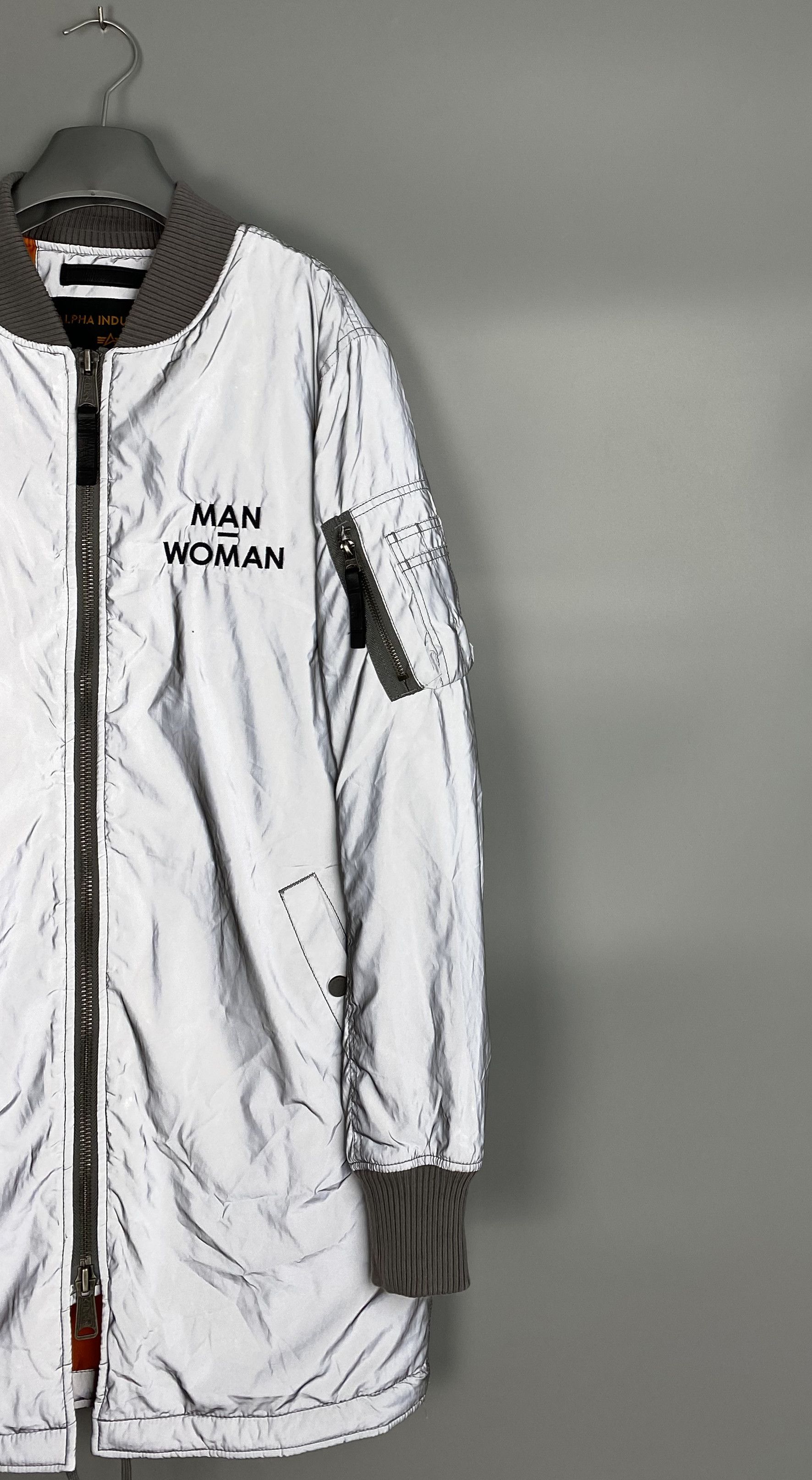 Alpha Industries Alpha Industries MA-1 Reflective Long Bomber Jacket Size US S / EU 44-46 / 1 - 4 Thumbnail
