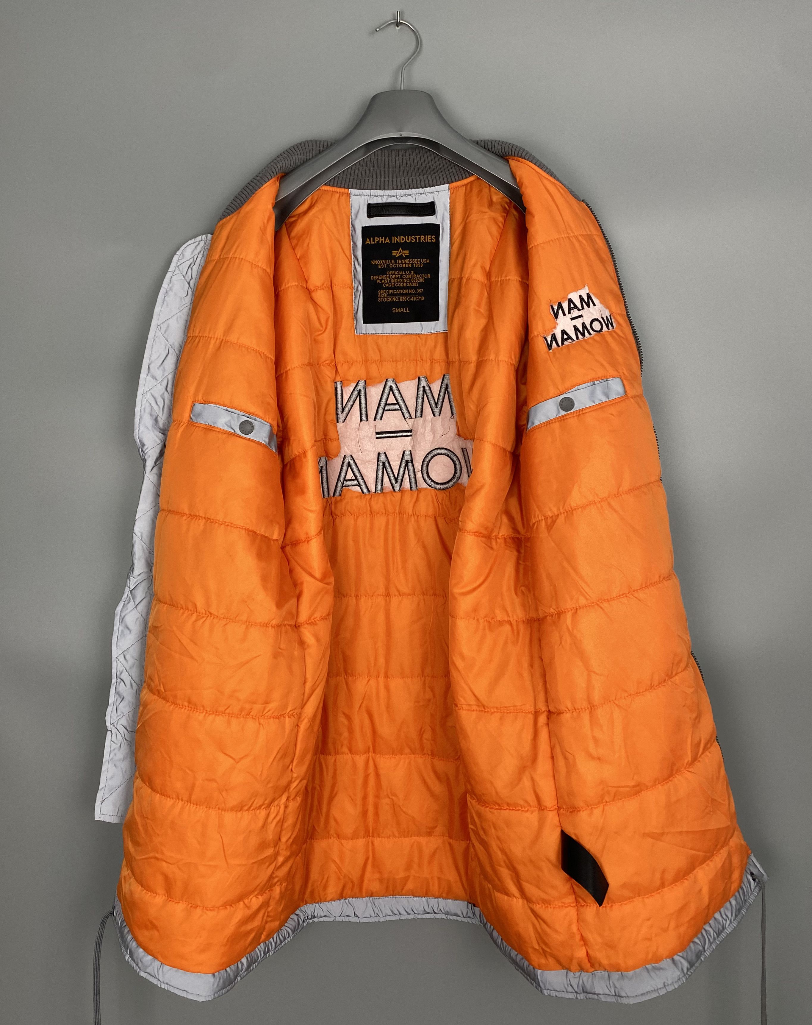 Alpha Industries Alpha Industries MA-1 Reflective Long Bomber Jacket Size US S / EU 44-46 / 1 - 14 Thumbnail