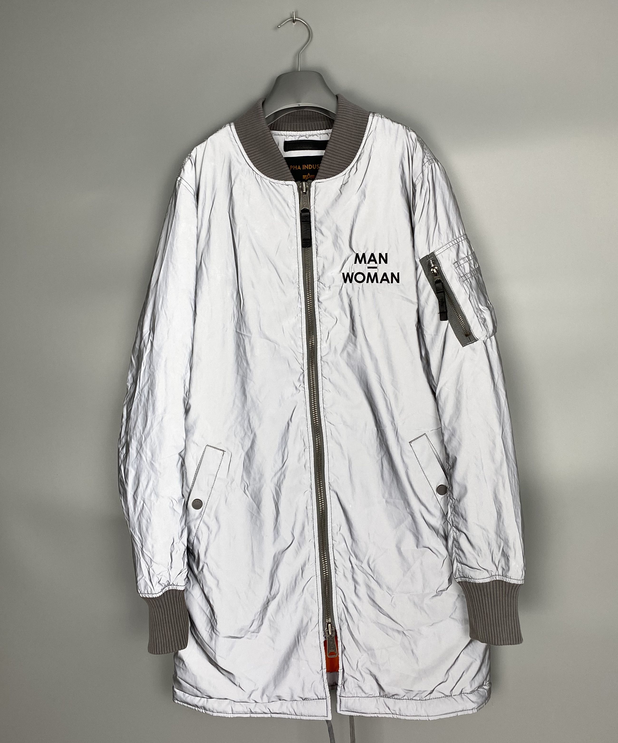 Alpha Industries Alpha Industries MA-1 Reflective Long Bomber Jacket Size US S / EU 44-46 / 1 - 2 Thumbnail
