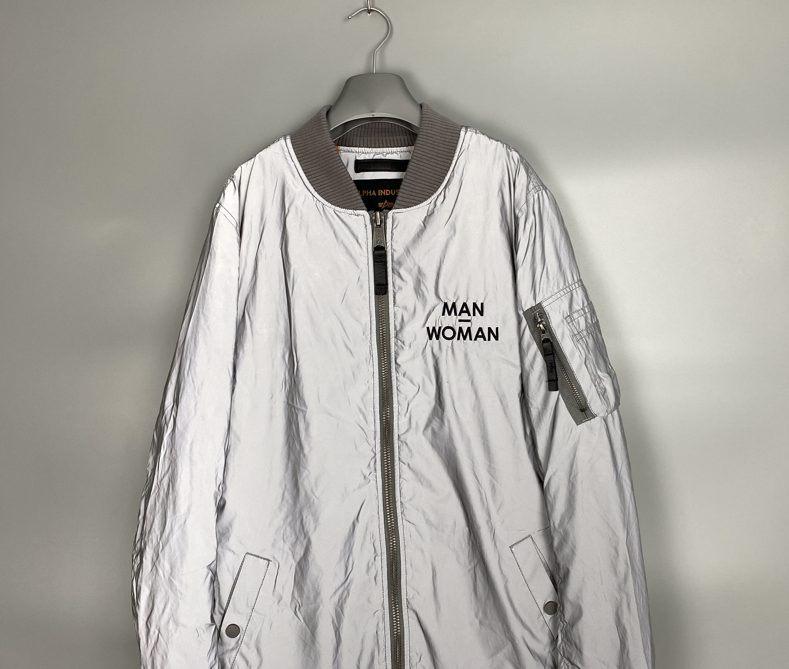 Alpha Industries Alpha Industries MA-1 Reflective Long Bomber Jacket Size US S / EU 44-46 / 1 - 5 Thumbnail