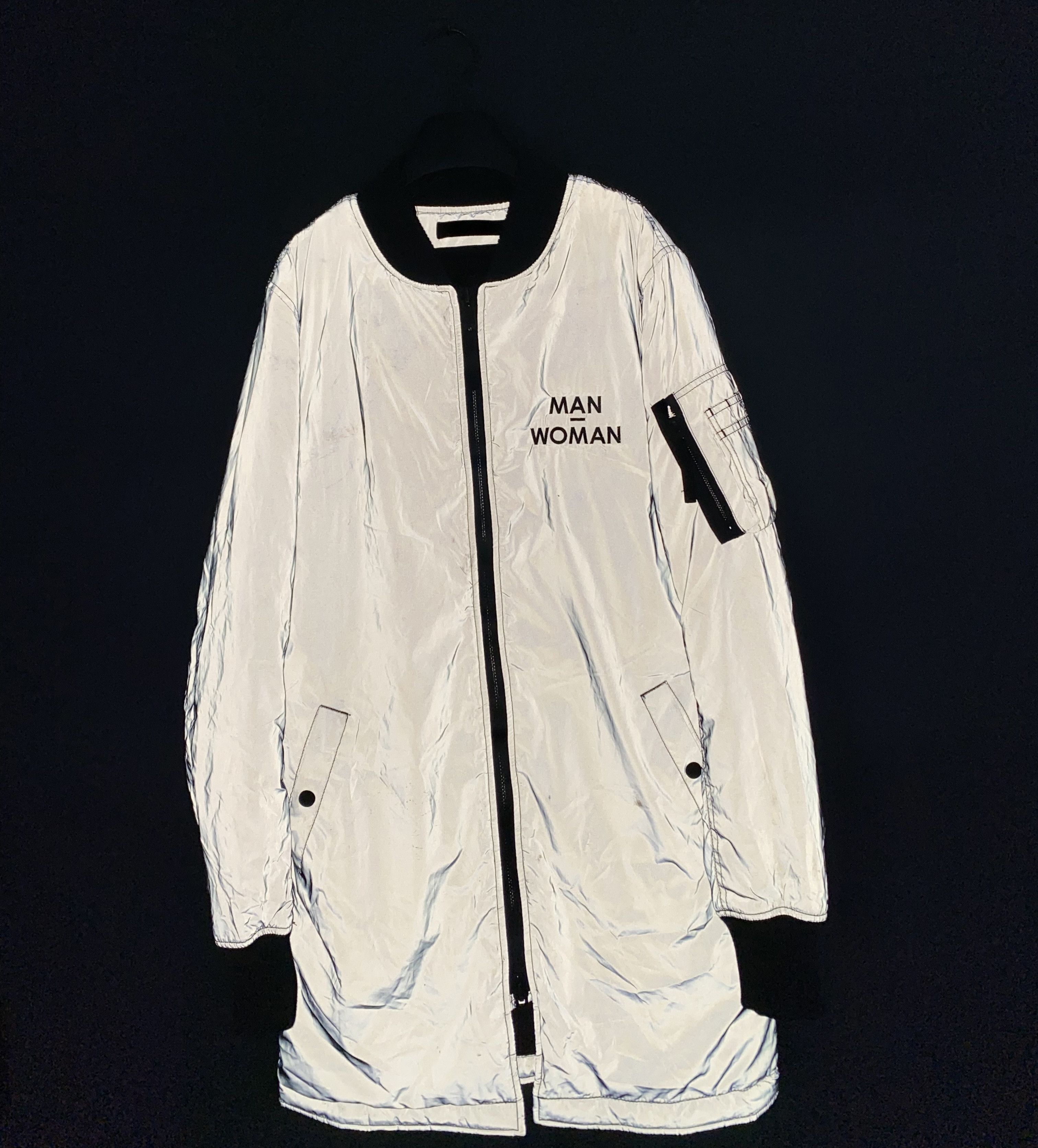 Alpha Industries Alpha Industries MA-1 Reflective Long Bomber Jacket Size US S / EU 44-46 / 1 - 1 Thumbnail