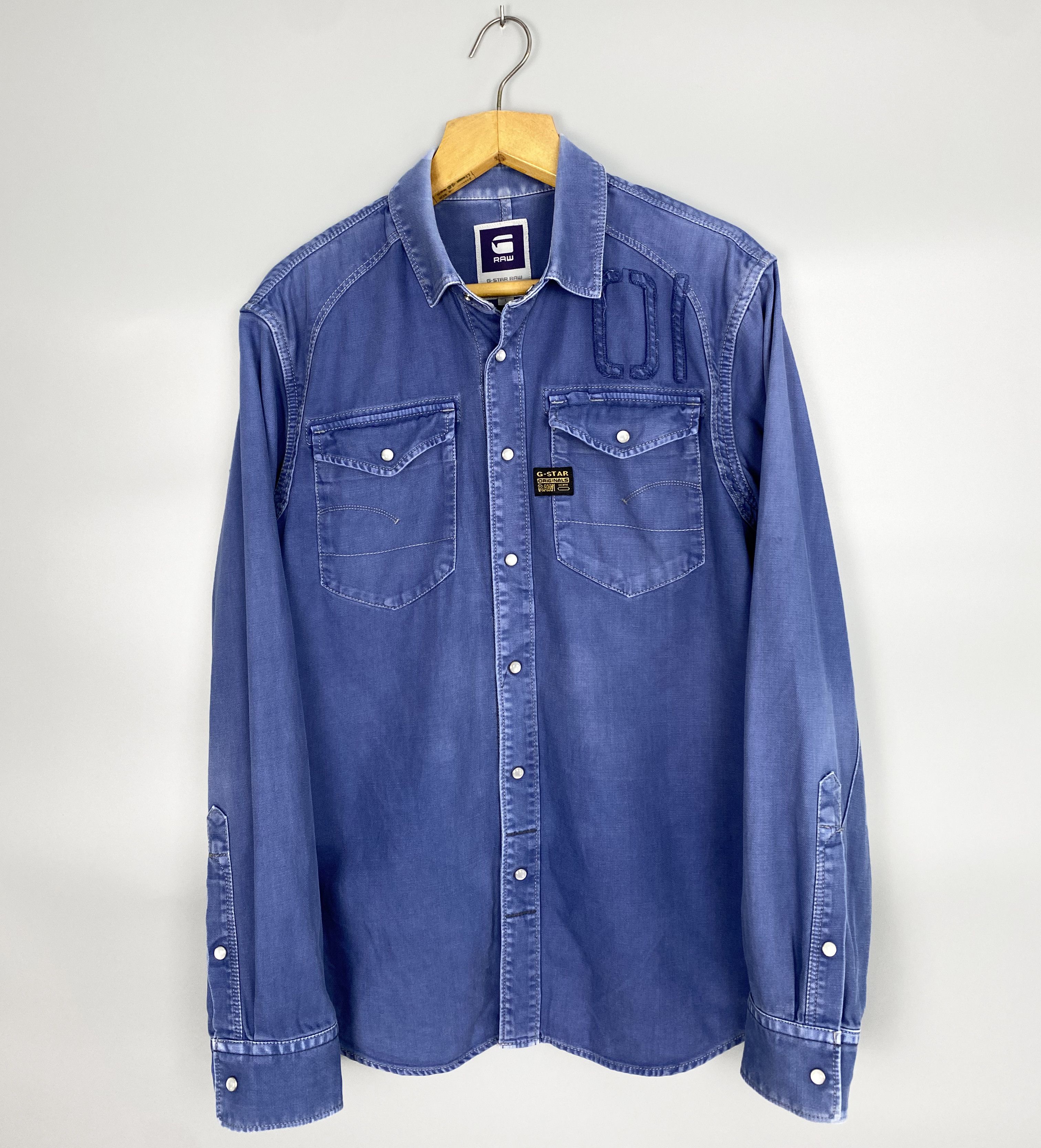 G-Star G-Star Raw New Arizona Diamond Shirt L/S Size US L / EU 52-54 / 3 - 1 Thumbnail
