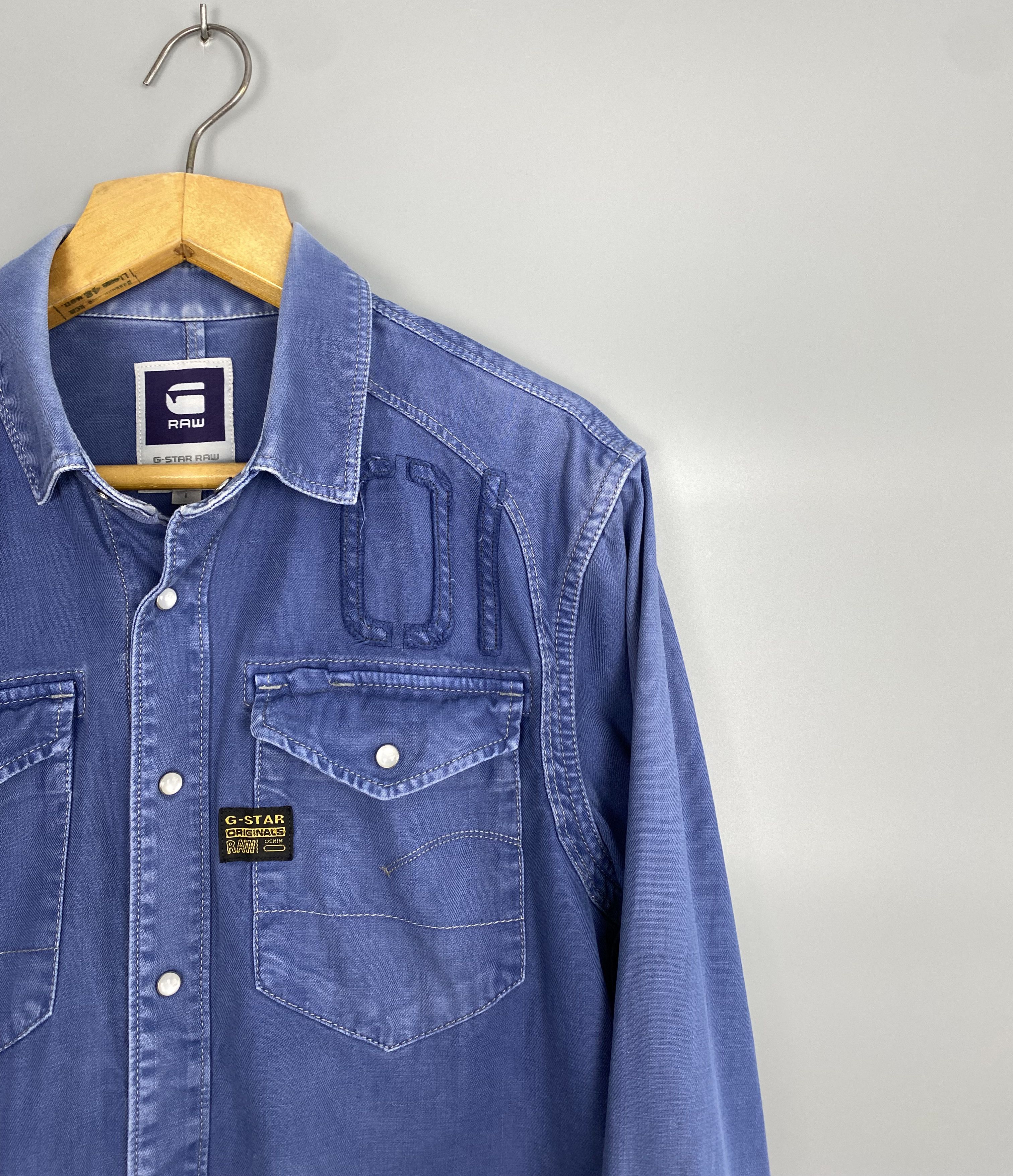 G-Star G-Star Raw New Arizona Diamond Shirt L/S Size US L / EU 52-54 / 3 - 5 Thumbnail
