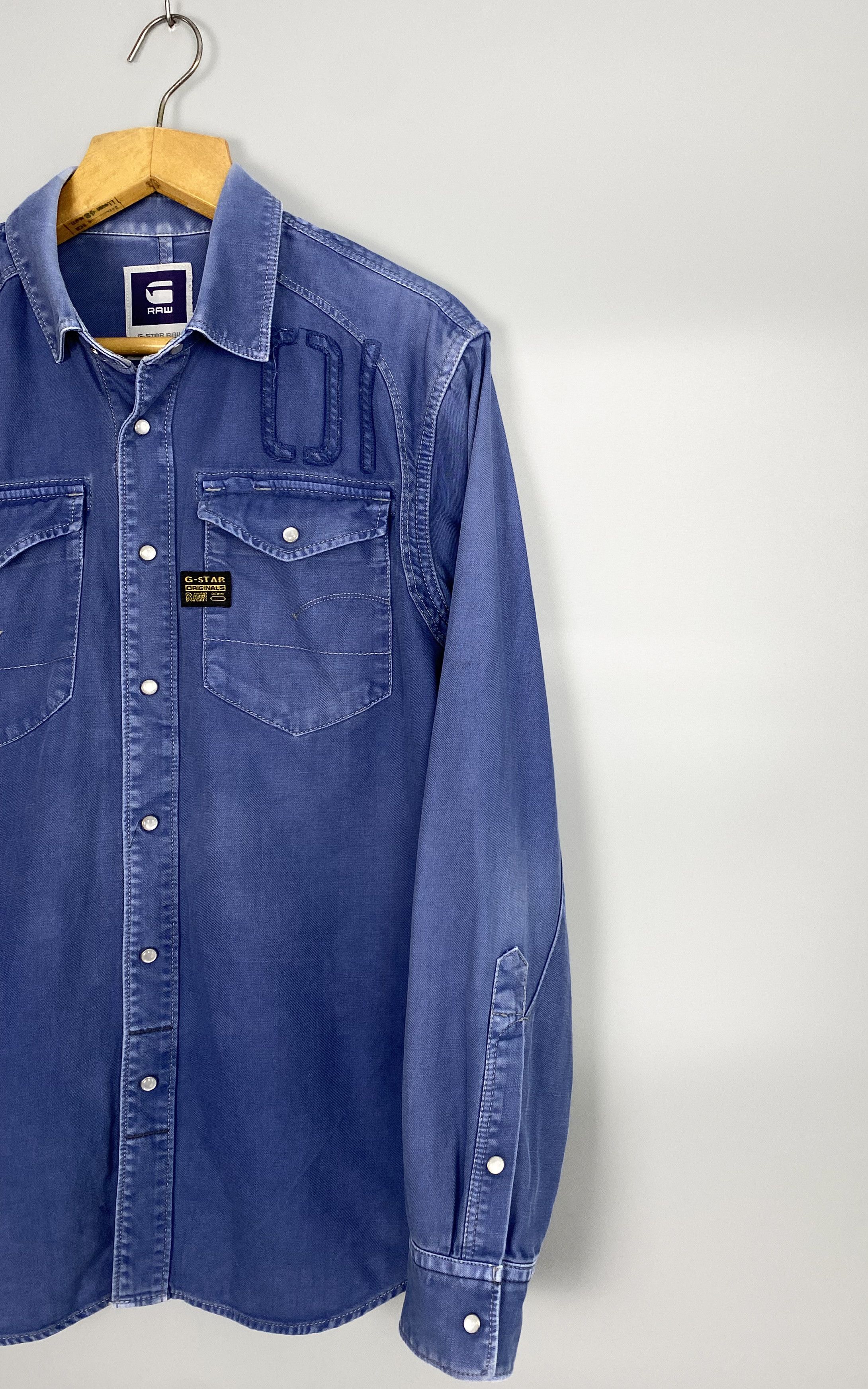 G-Star G-Star Raw New Arizona Diamond Shirt L/S Size US L / EU 52-54 / 3 - 3 Thumbnail