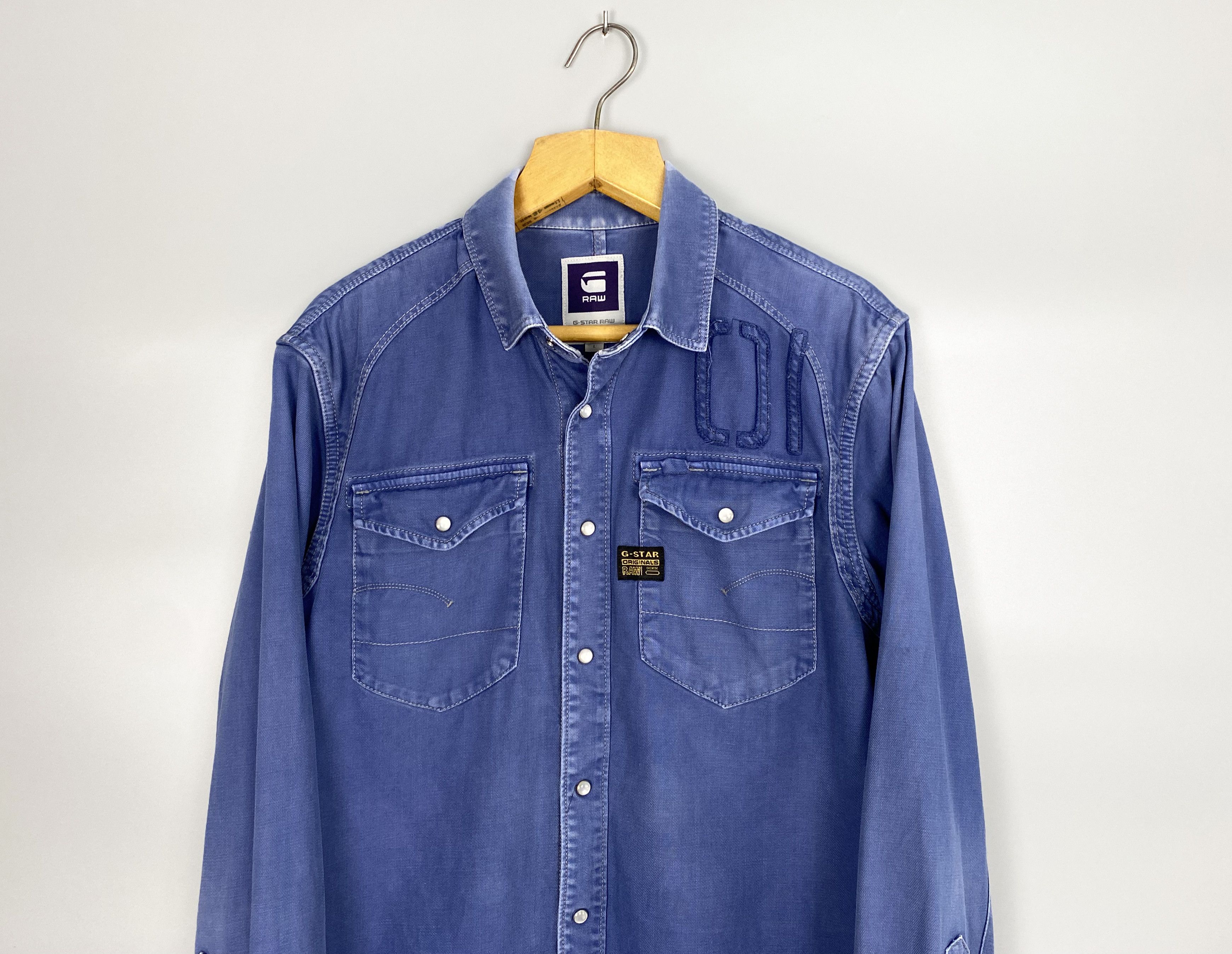 G-Star G-Star Raw New Arizona Diamond Shirt L/S Size US L / EU 52-54 / 3 - 4 Thumbnail