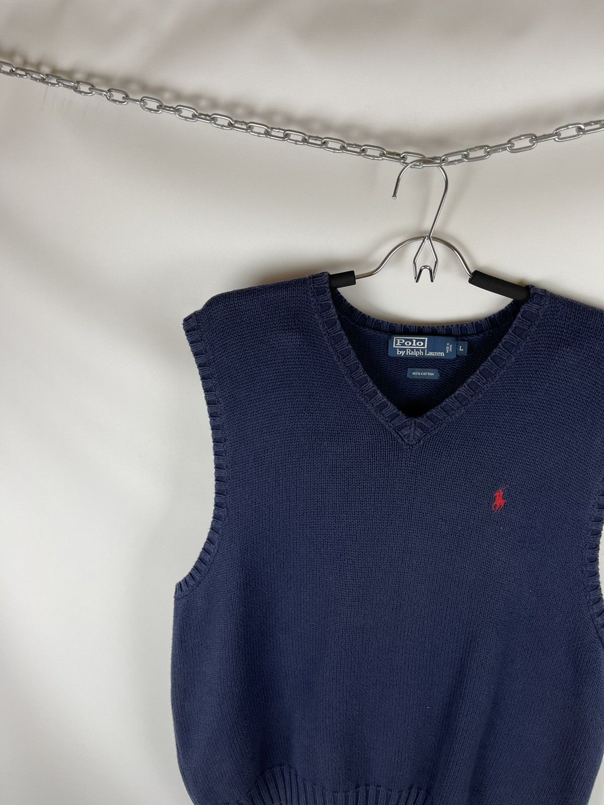 Polo Ralph Lauren Polo Ralph Lauren vintage 90s vest gilet cotton knitted Size US L / EU 52-54 / 3 - 2 Thumbnail