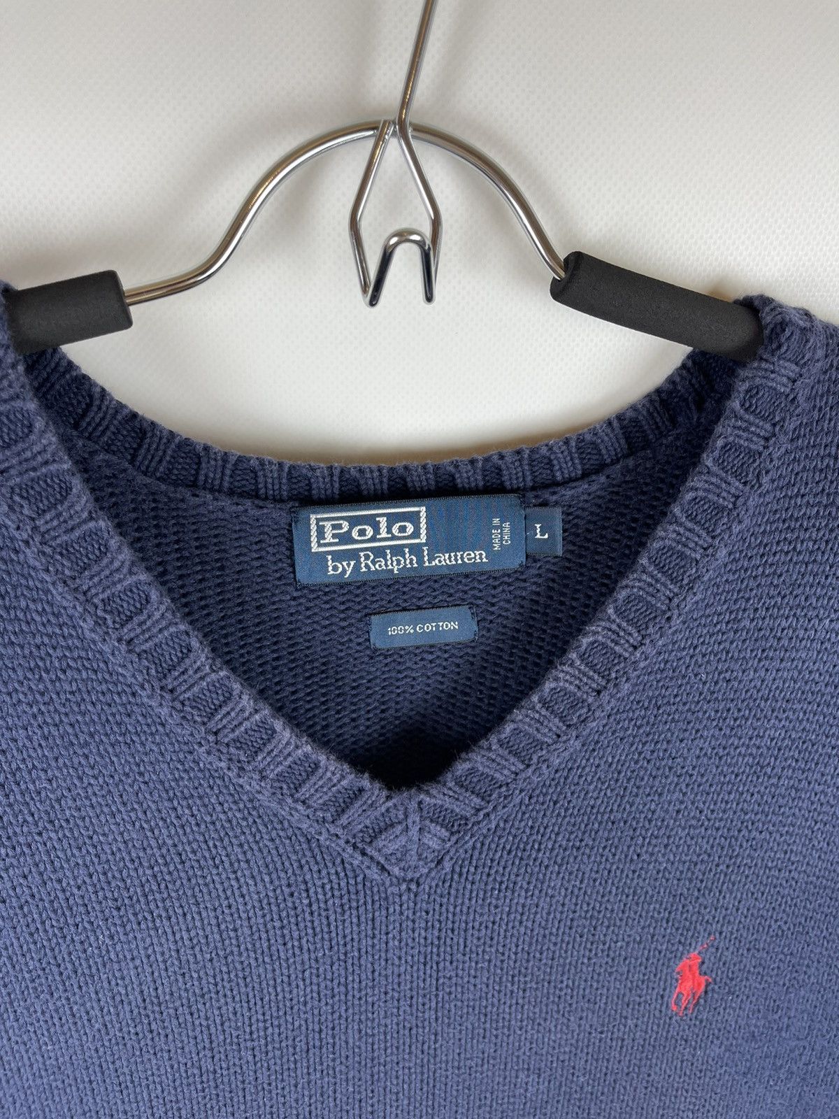 Polo Ralph Lauren Polo Ralph Lauren vintage 90s vest gilet cotton knitted Size US L / EU 52-54 / 3 - 6 Thumbnail