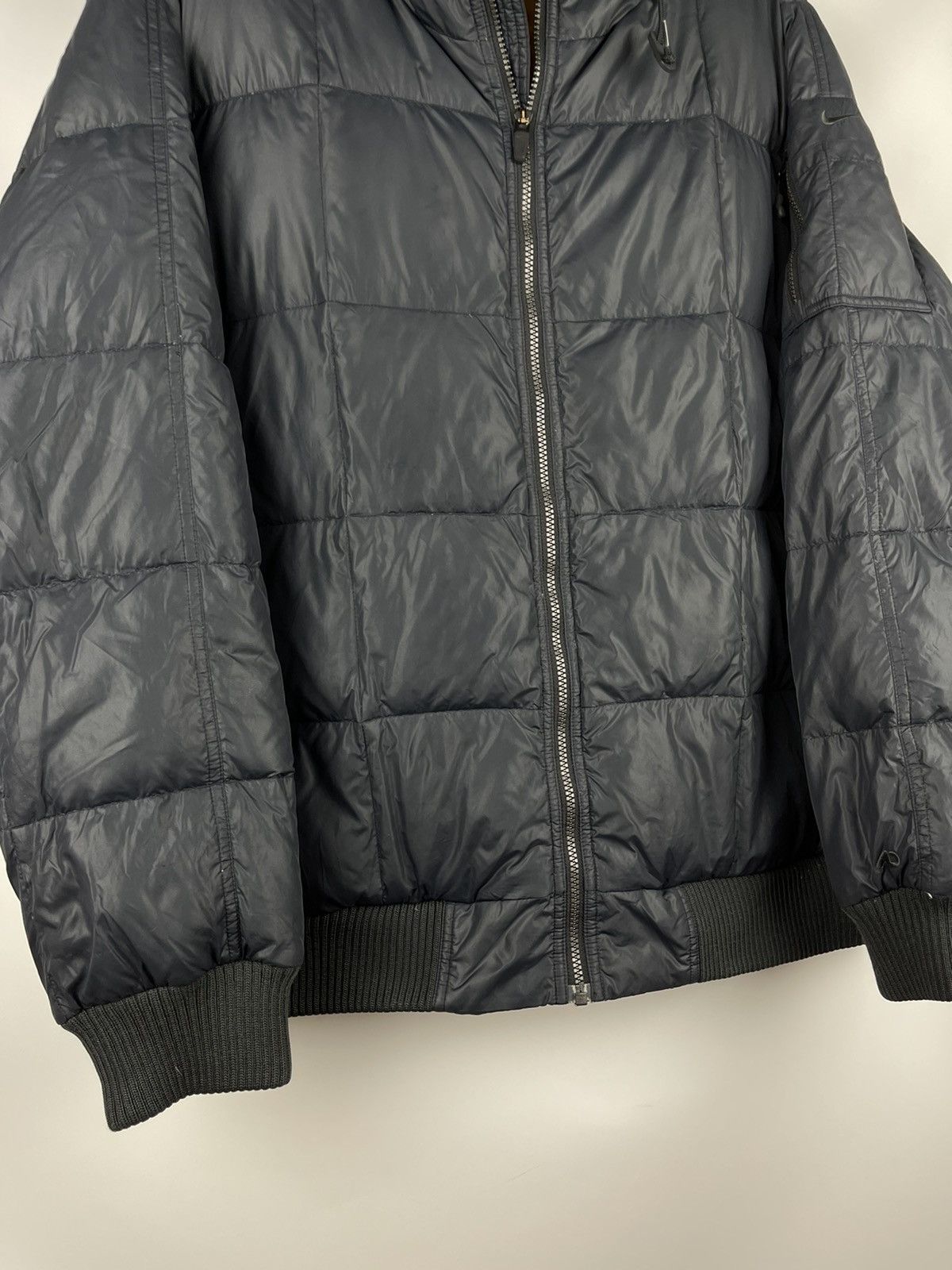 Nike Nike vintage y2k black quilted bomber down 500 jacket Size US XL / EU 56 / 4 - 10 Thumbnail