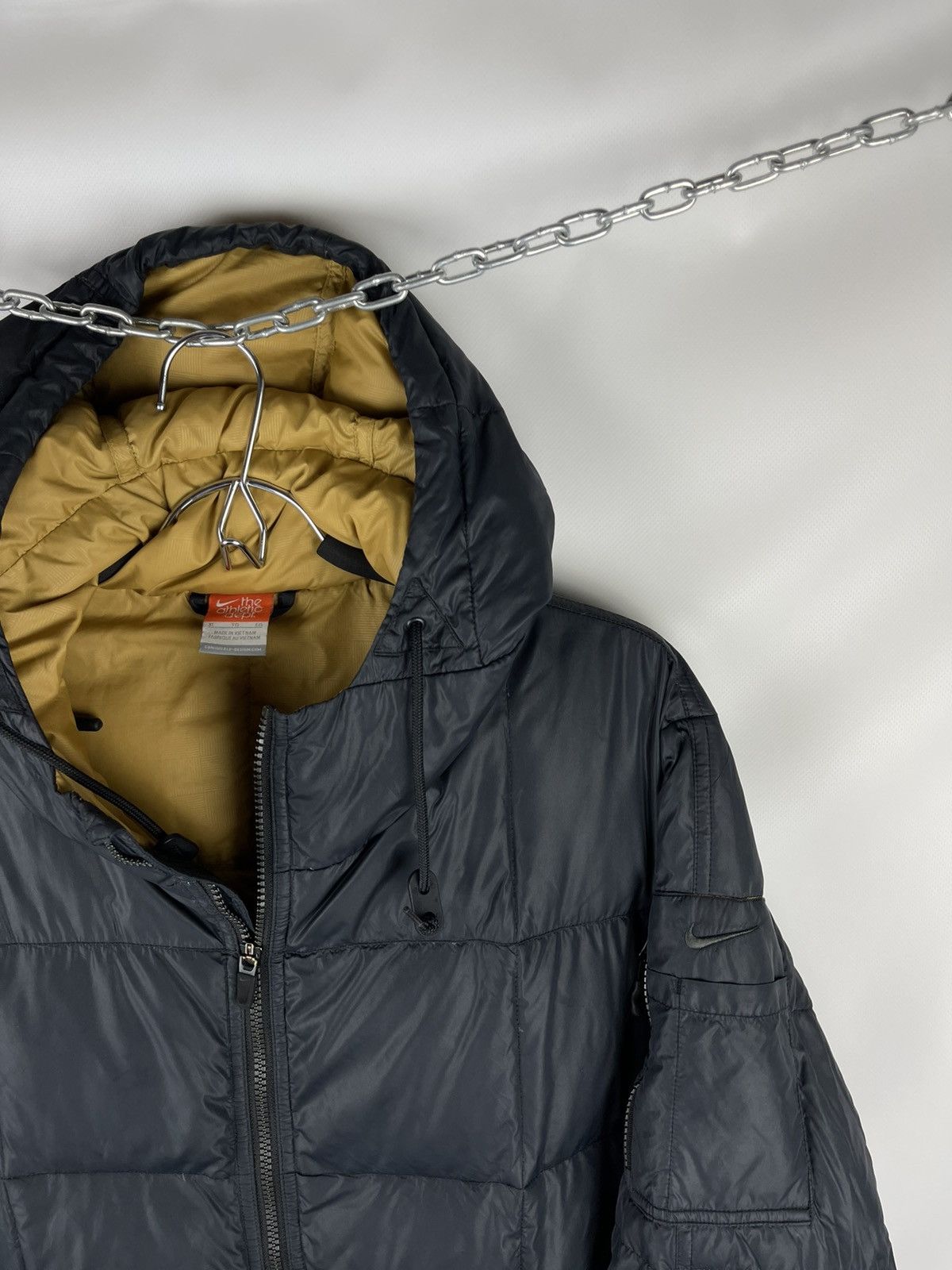 Nike Nike vintage y2k black quilted bomber down 500 jacket Size US XL / EU 56 / 4 - 6 Thumbnail