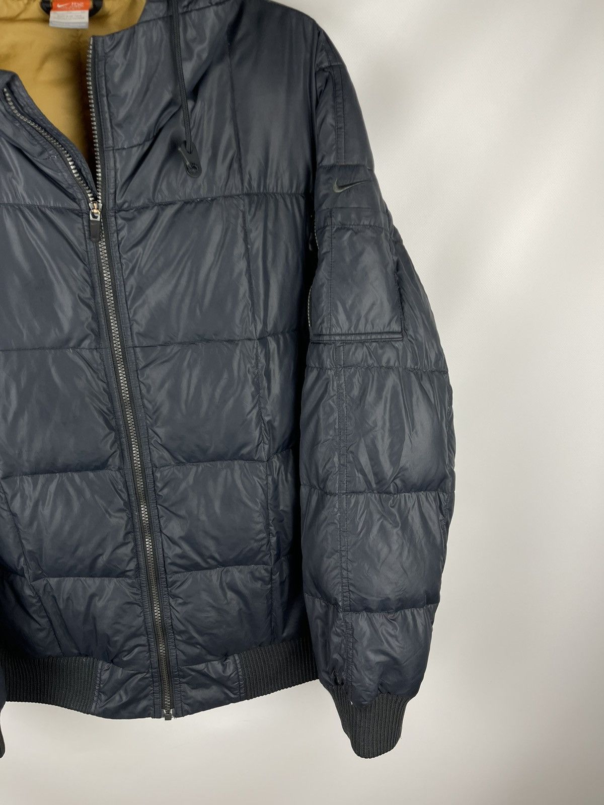 Nike Nike vintage y2k black quilted bomber down 500 jacket Size US XL / EU 56 / 4 - 5 Thumbnail