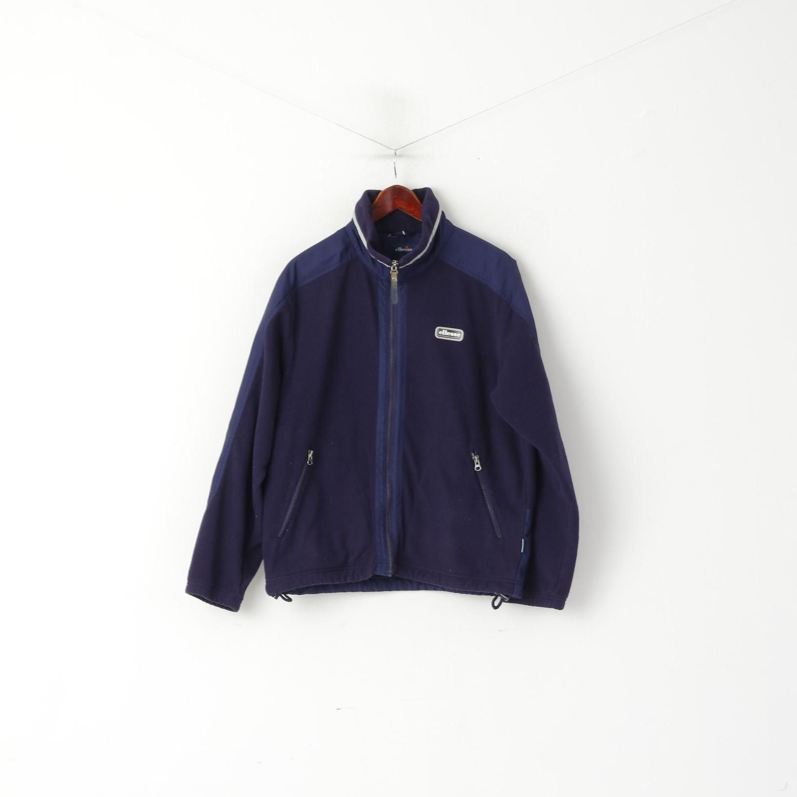 Ellesse × Vintage Ellesse Men M Fleece Jacket Purple Full Zipper Top 0503 Size US M / EU 48-50 / 2 - 1 Thumbnail
