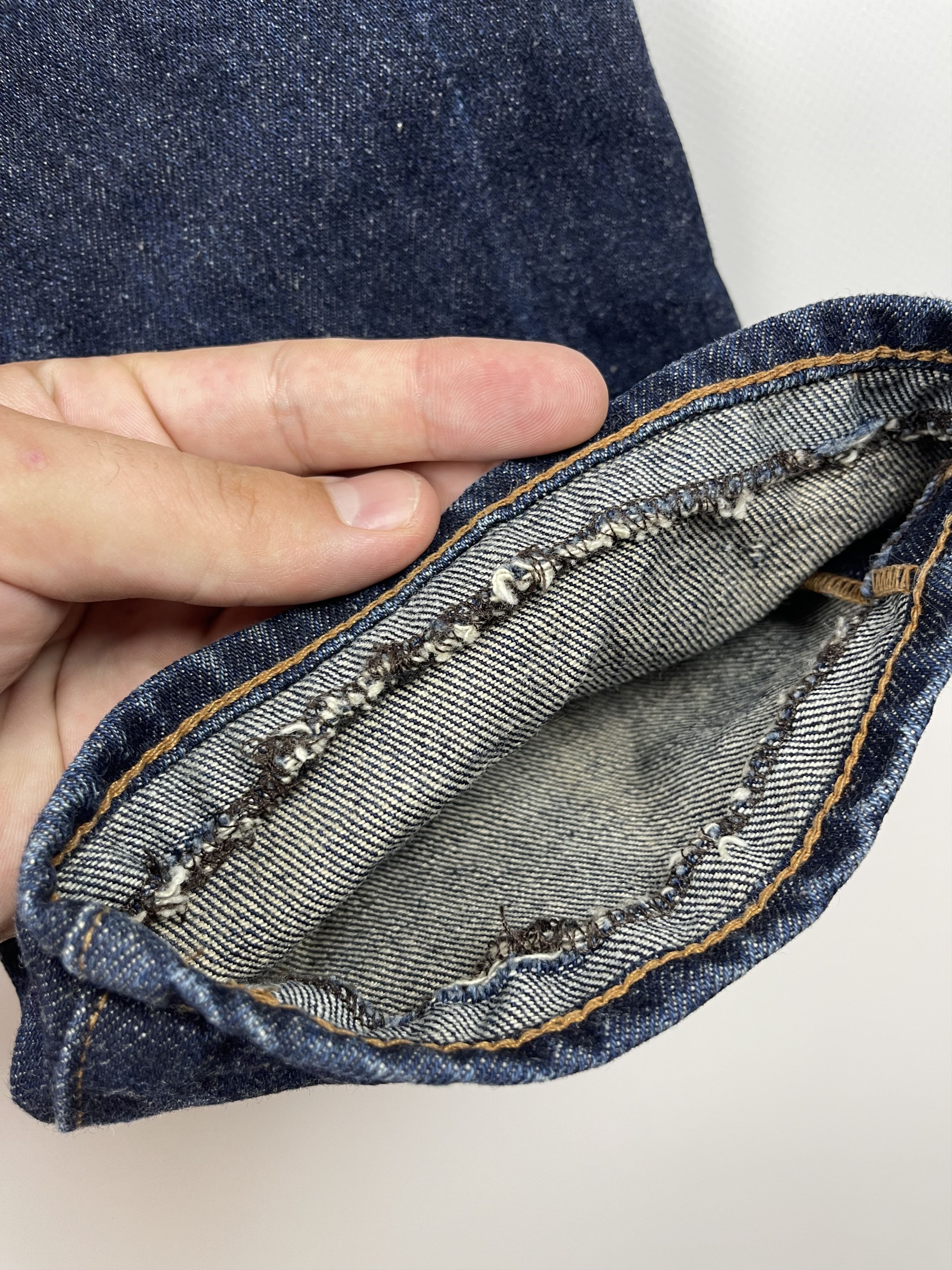Denim & Supply Ralph Lauren Denim&Supply Ralph Lauren blue navy faded denim jeans pants Size US 33 - 12 Thumbnail