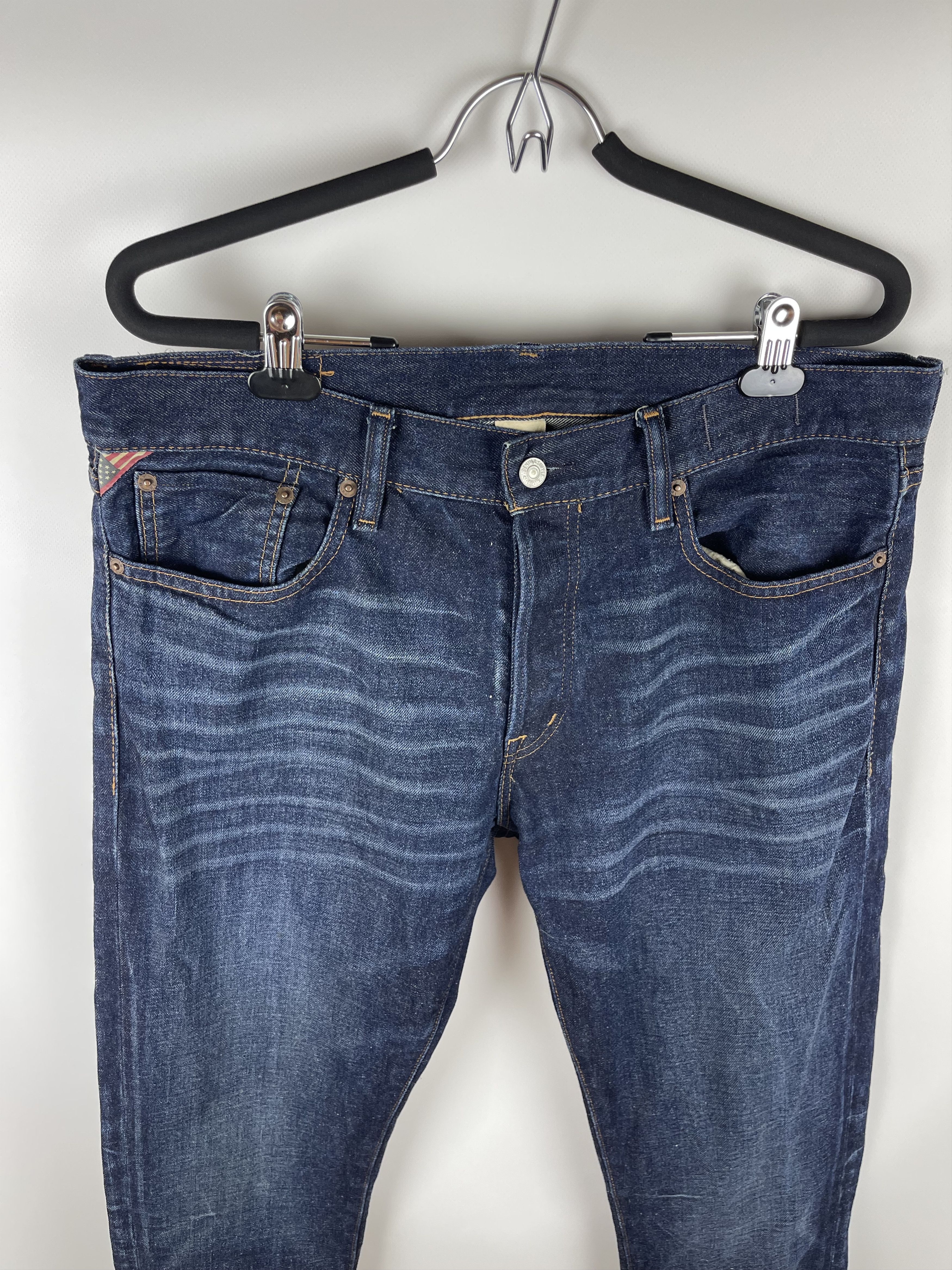 Denim & Supply Ralph Lauren Denim&Supply Ralph Lauren blue navy faded denim jeans pants Size US 33 - 5 Thumbnail