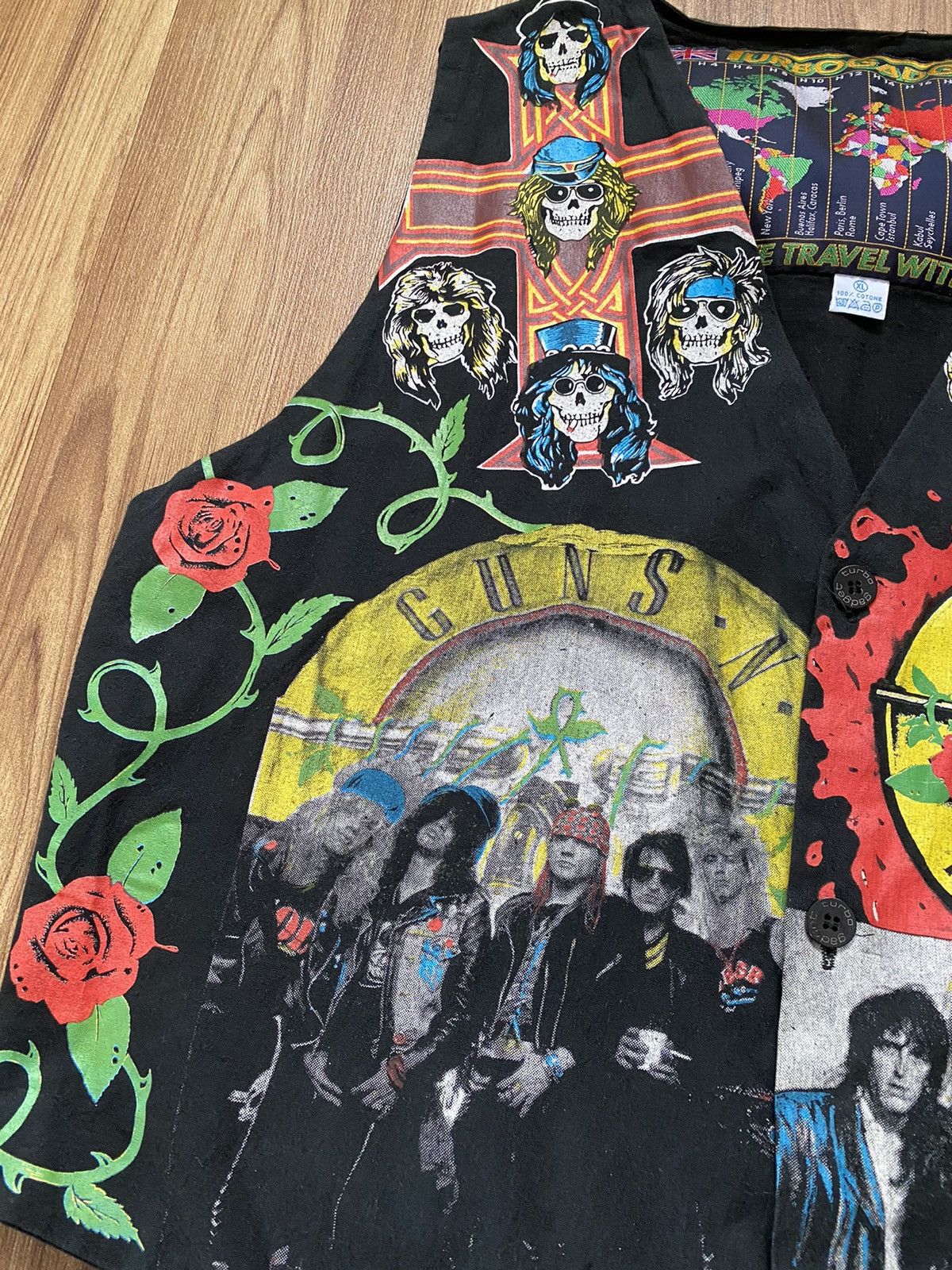 Band Tees Vintage Guns N Roses 90s Graphic Vest Turbogadget Size US L / EU 52-54 / 3 - 3 Thumbnail