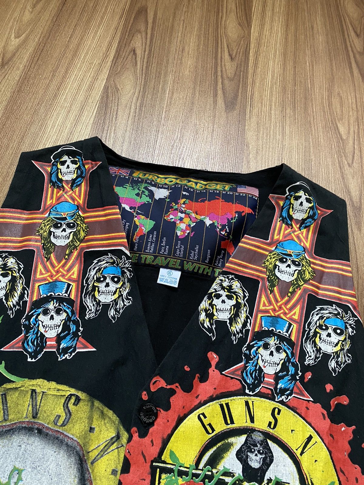 Band Tees Vintage Guns N Roses 90s Graphic Vest Turbogadget Size US L / EU 52-54 / 3 - 4 Thumbnail