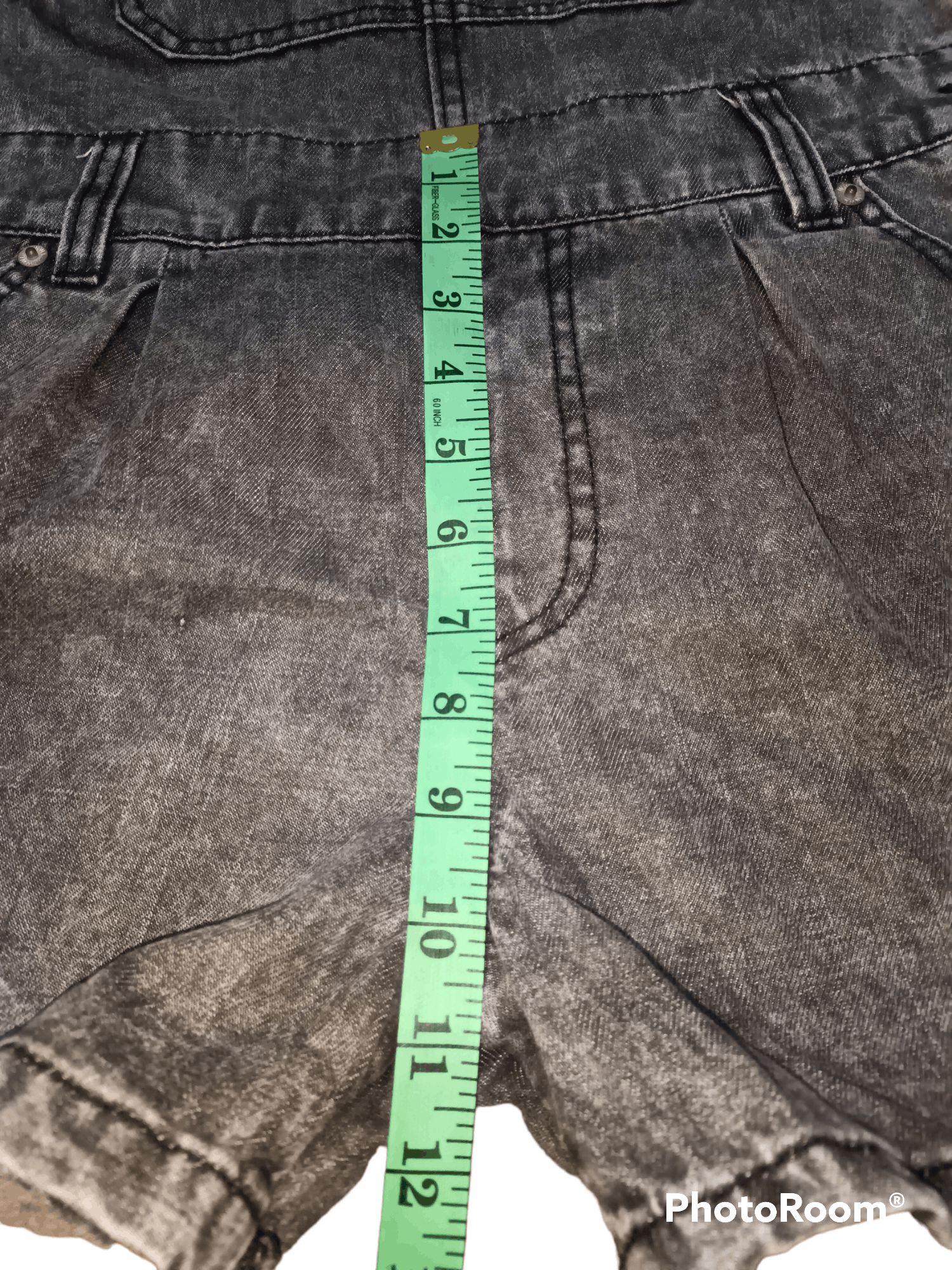Japanese Brand × Vintage Antihero Denim Overall Shorts Size 35" - 7 Thumbnail