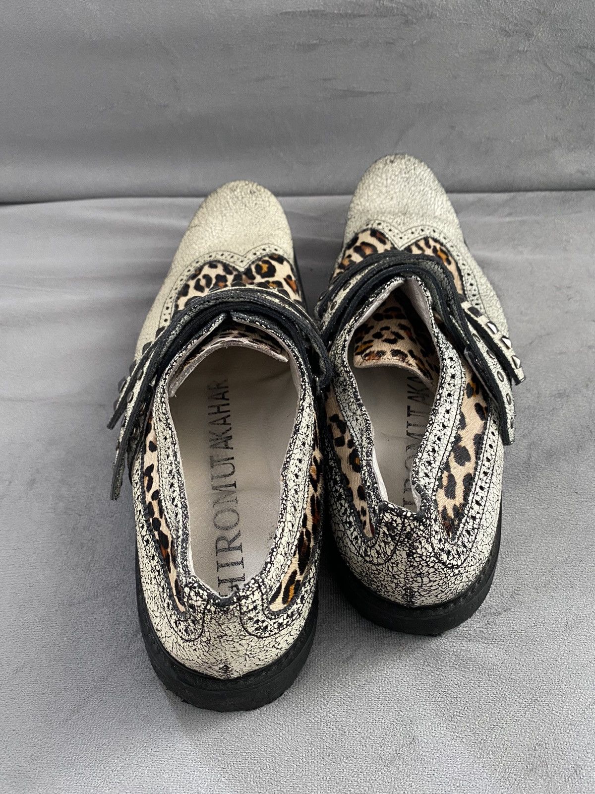 Designer × Yohji Yamamoto HIROMU TAKAHARA REAL LEOPARD SKIN Size US 8 / EU 41 - 4 Thumbnail