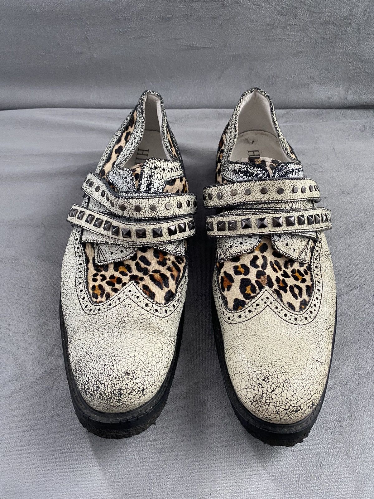 Designer × Yohji Yamamoto HIROMU TAKAHARA REAL LEOPARD SKIN Size US 8 / EU 41 - 3 Thumbnail