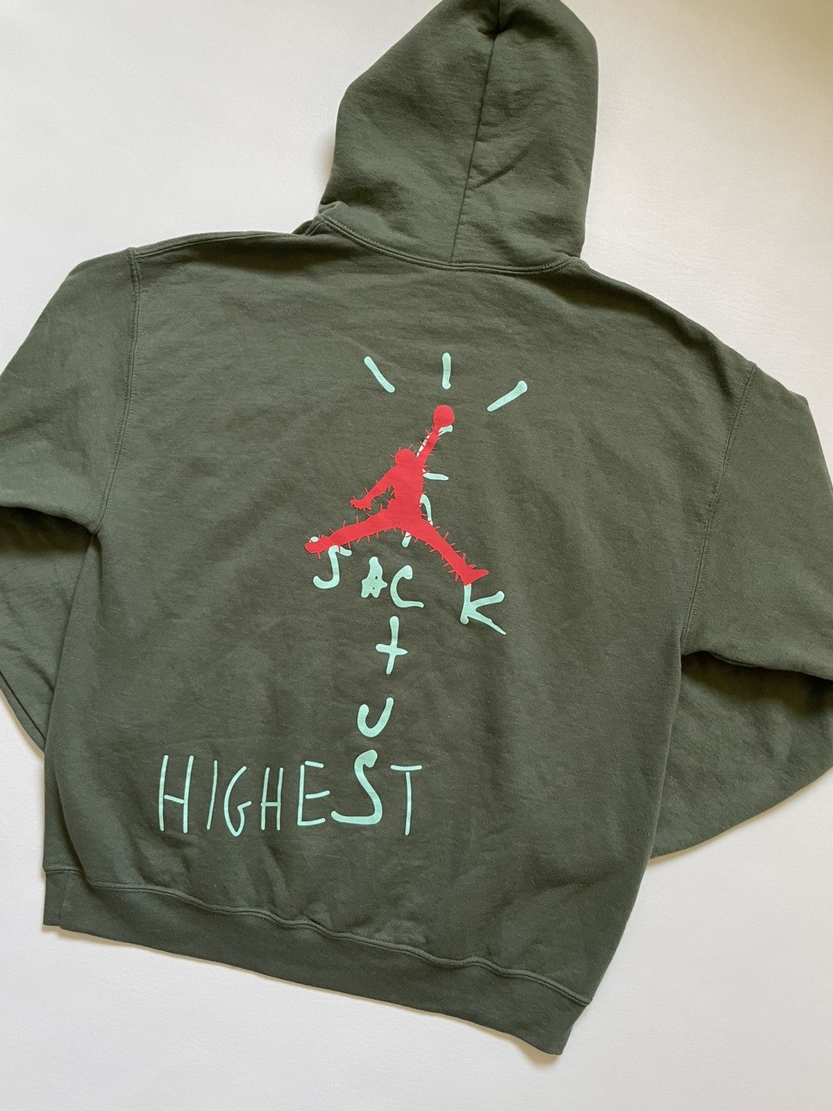 nike cactus jack hoodie yellow