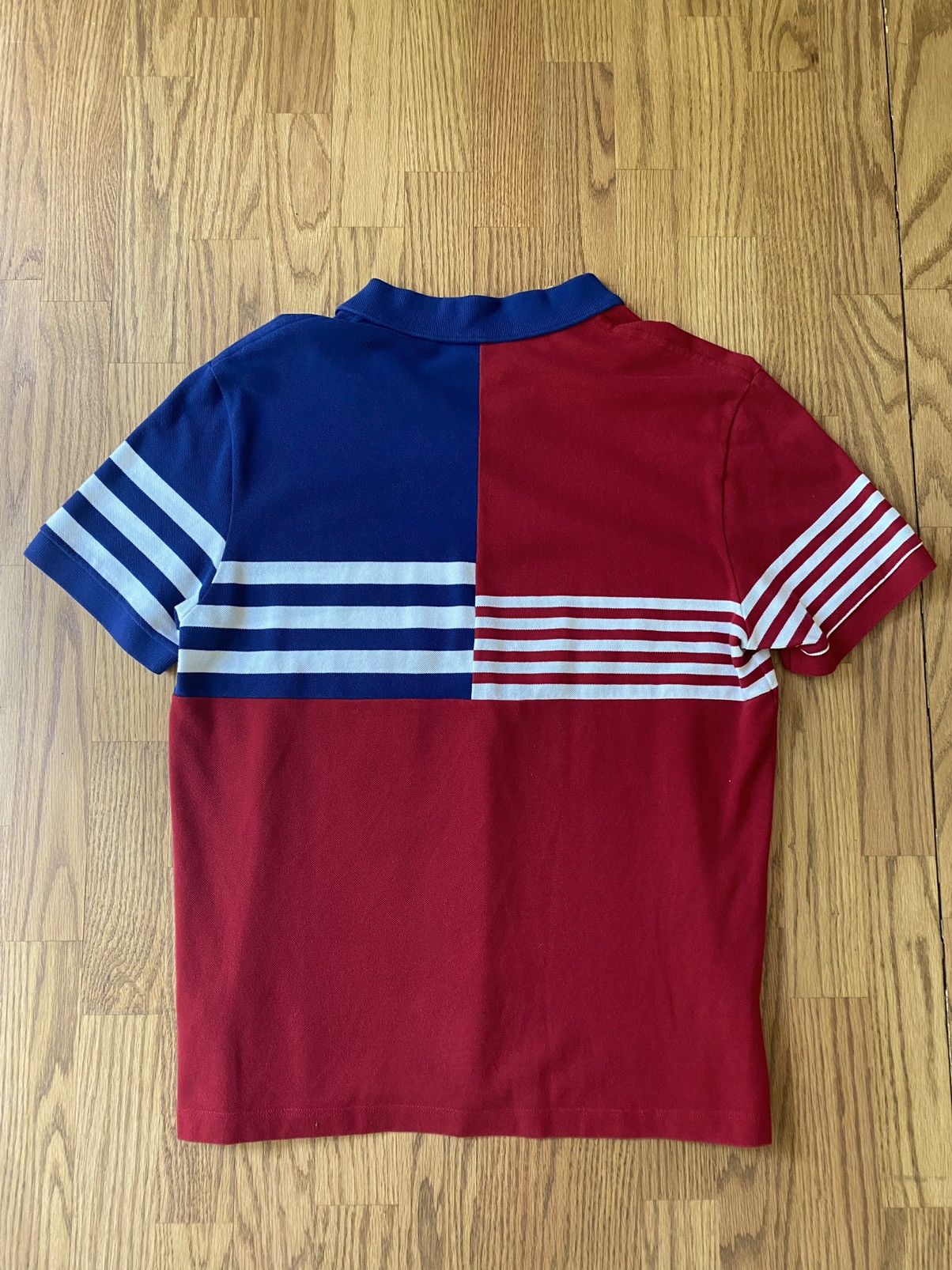 Lacoste Lacoste Striped Pattern Polo Shirt Size US L / EU 52-54 / 3 - 5 Thumbnail