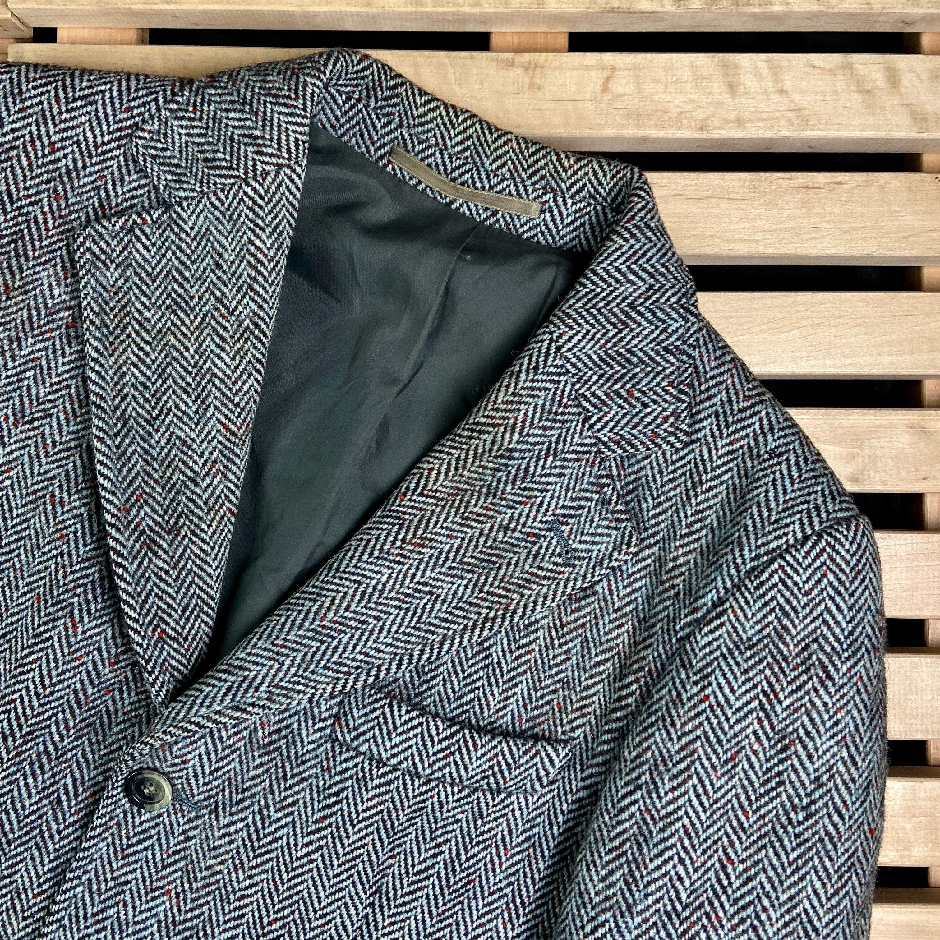 Harris Tweed Mens Blazer Jacket Harris Tweed Size M Size 42R - 2 Thumbnail