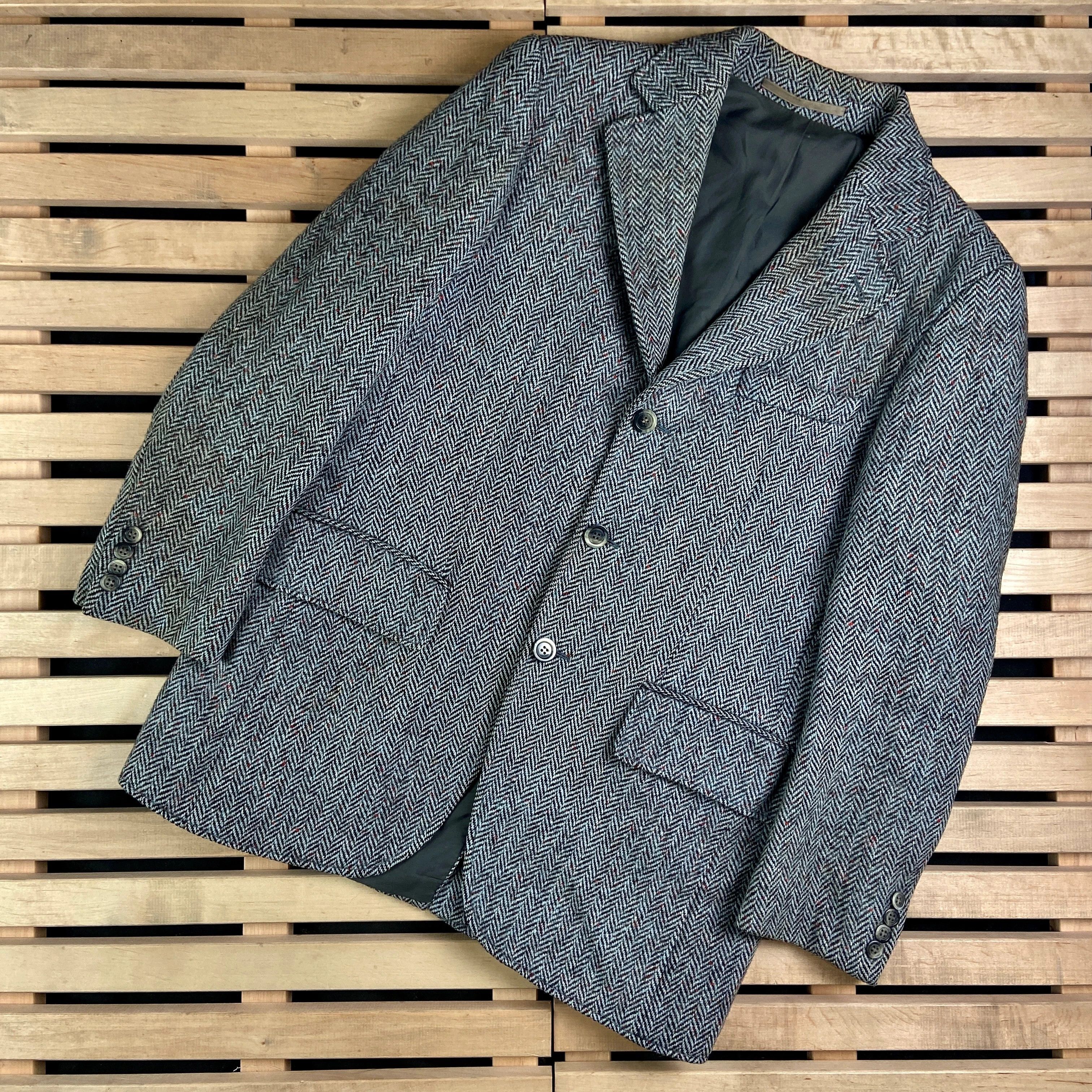 Harris Tweed Mens Blazer Jacket Harris Tweed Size M Size 42R - 1 Thumbnail